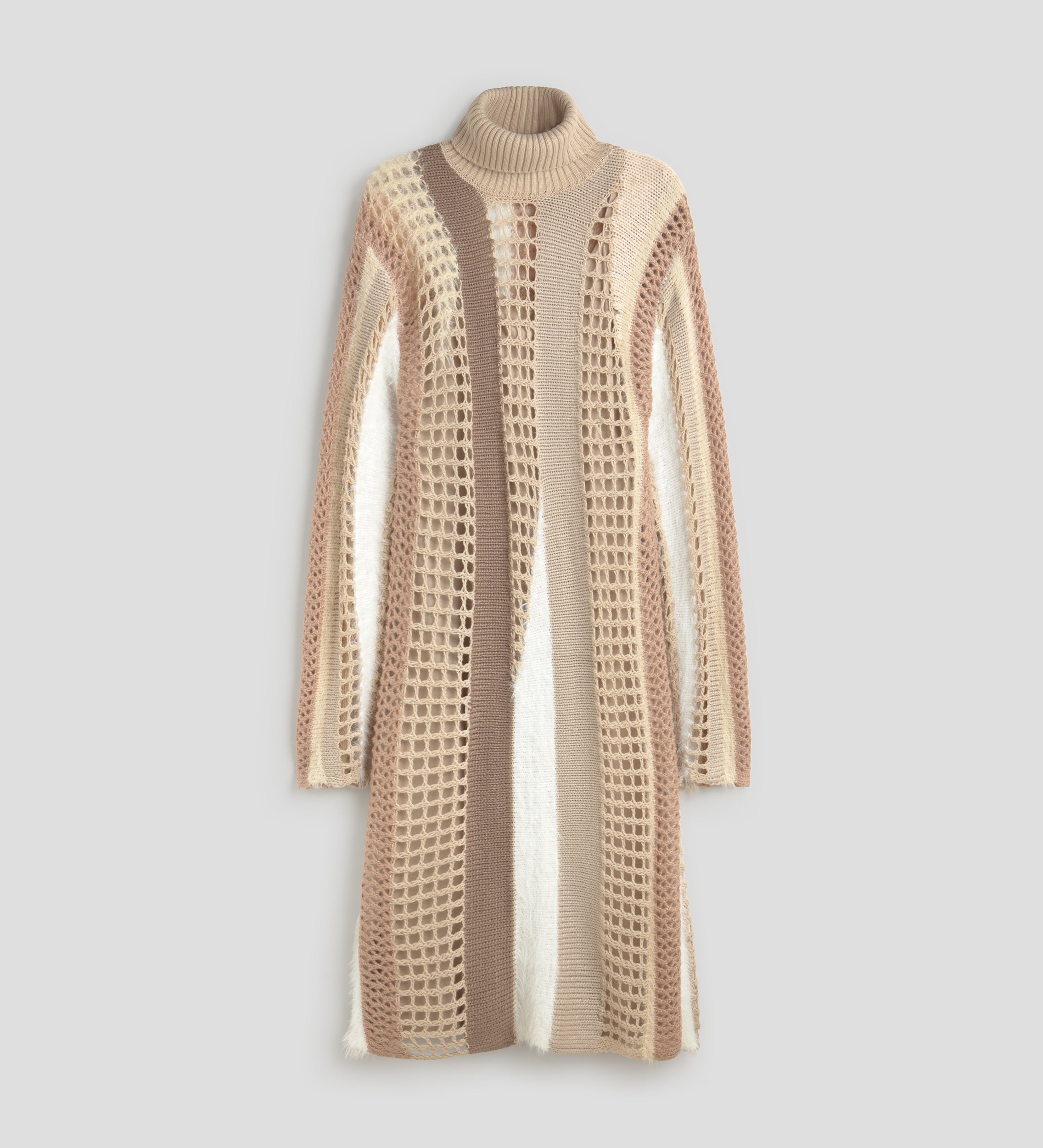 Robe cygne tricotée