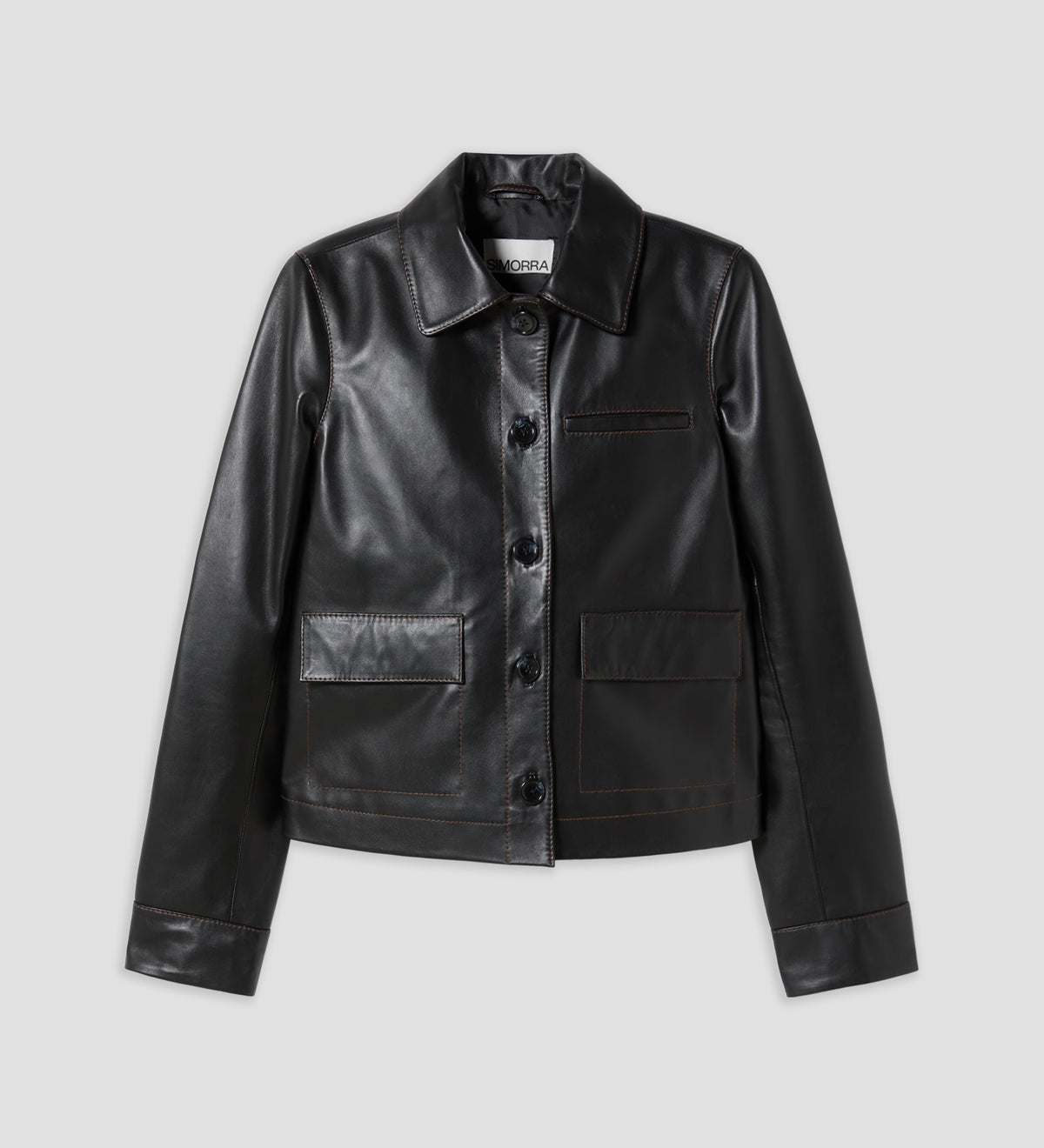 Veste en nappa avec poches