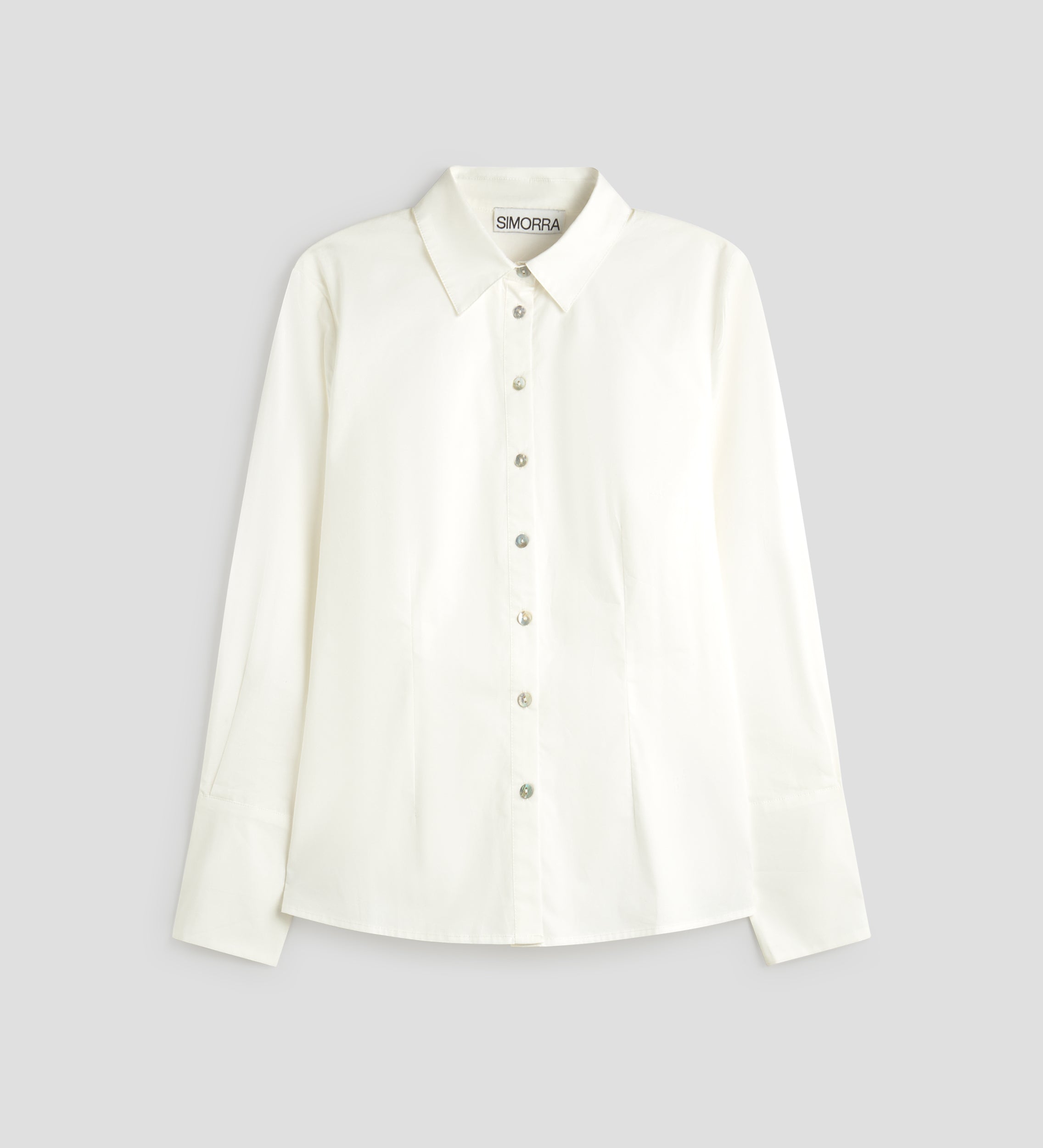 Chemise ajustée en popeline