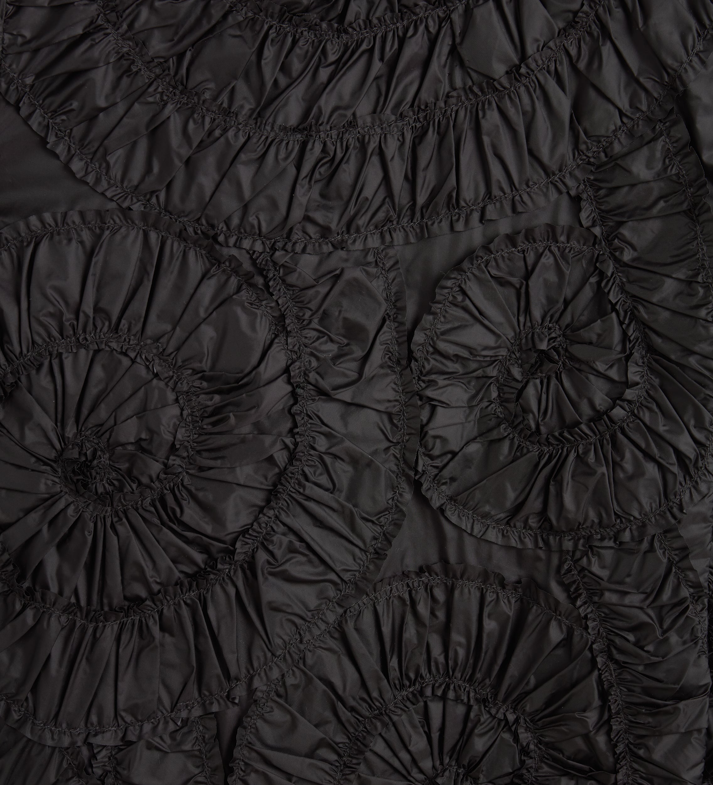 Textile embroidery technical jacket