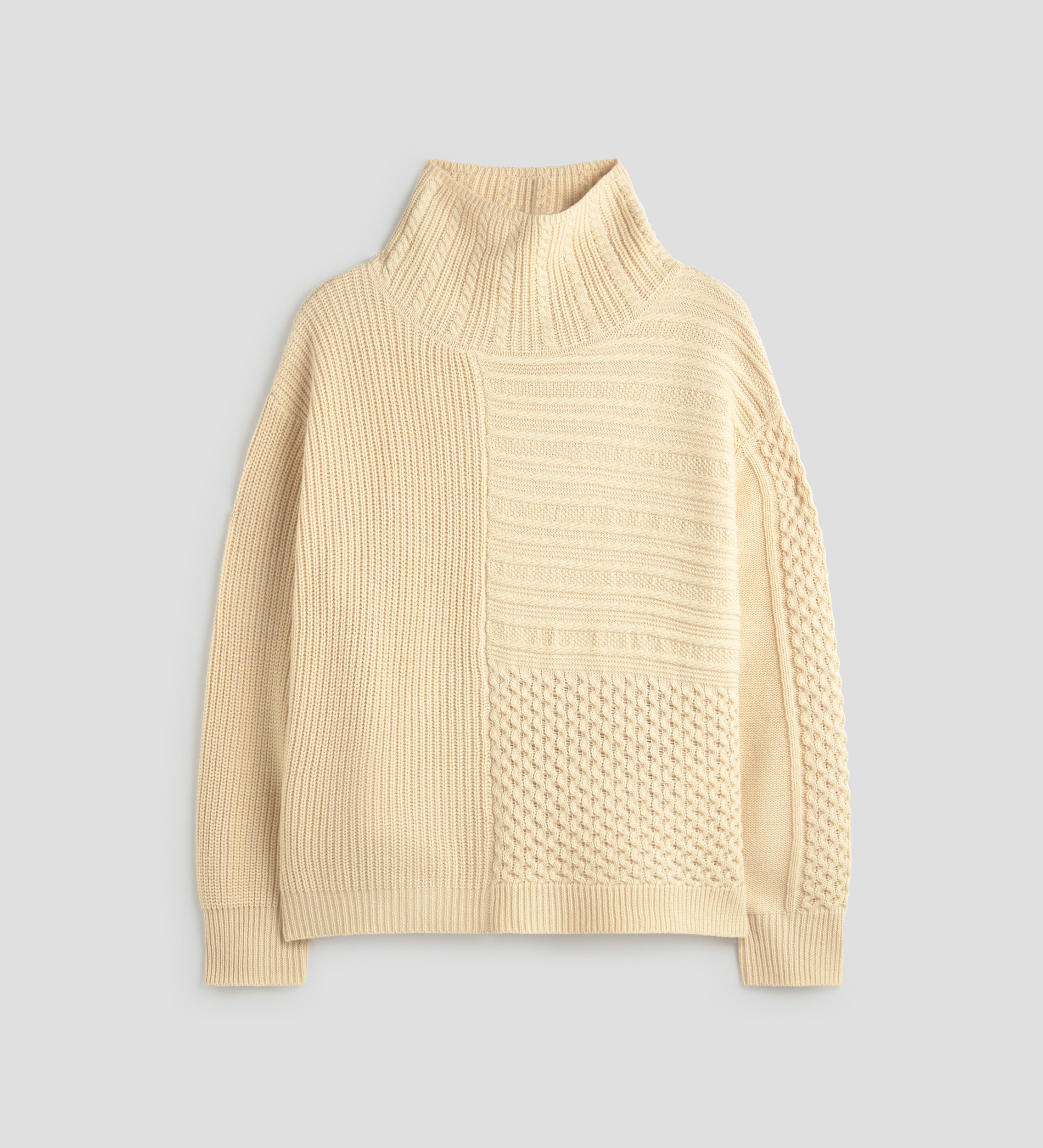 High neck sweater