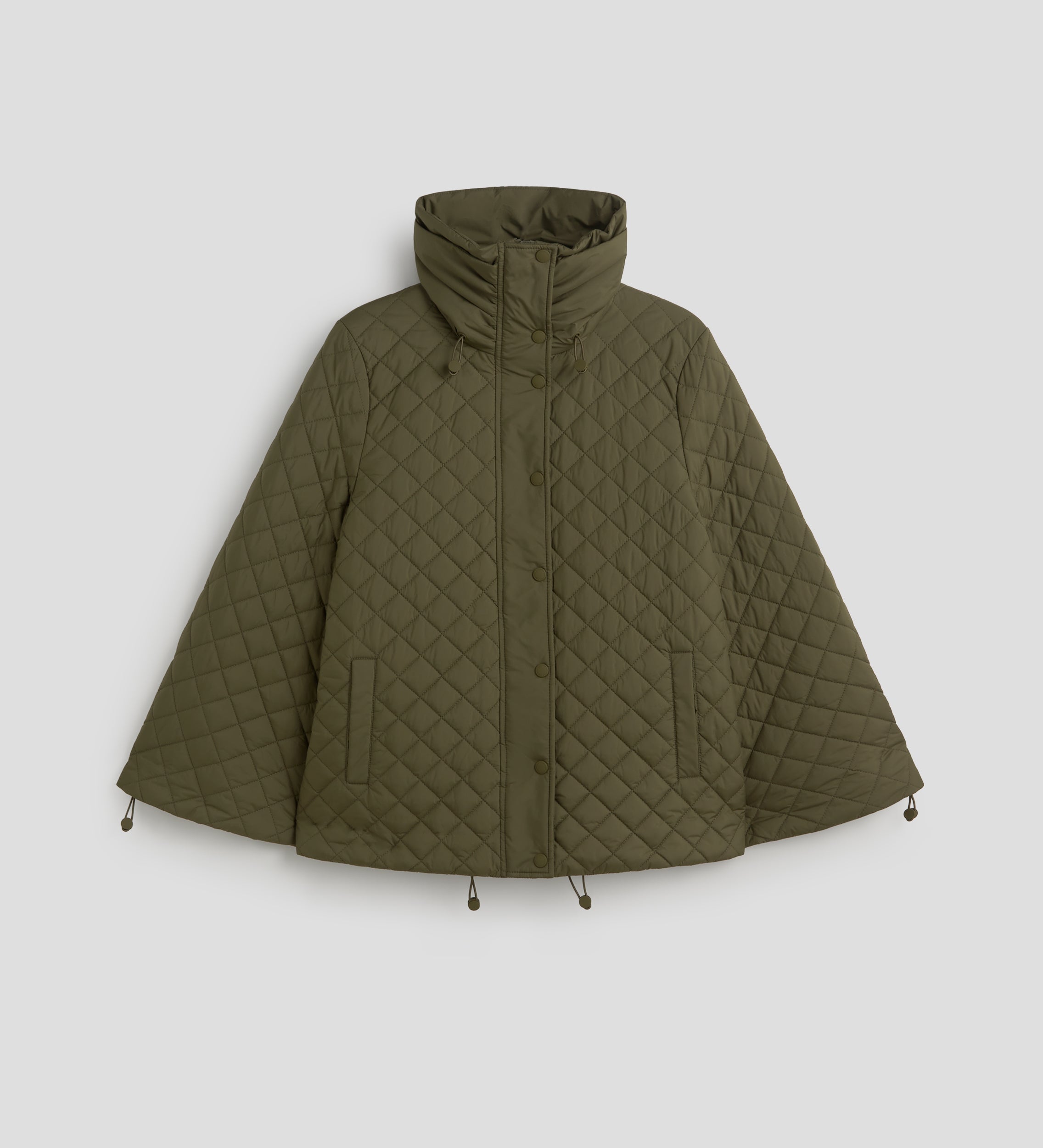 Double-collar padded parka