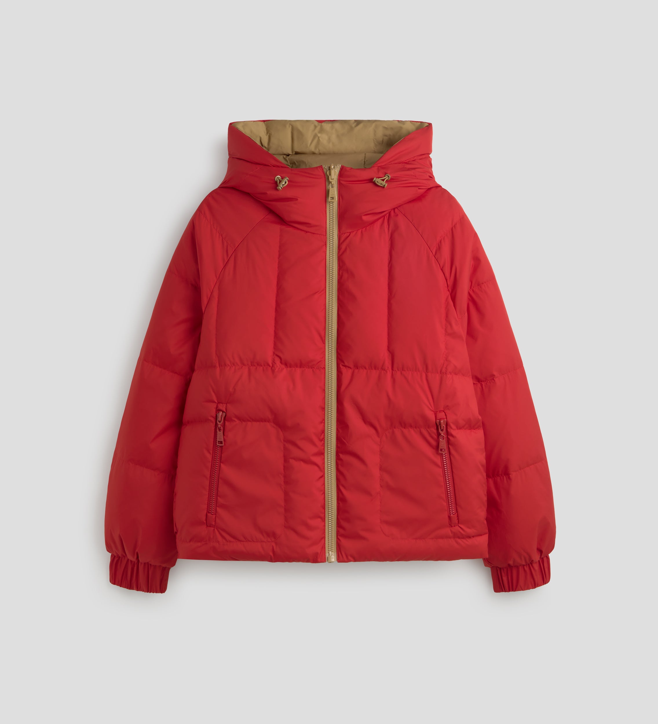 Reversible down jacket