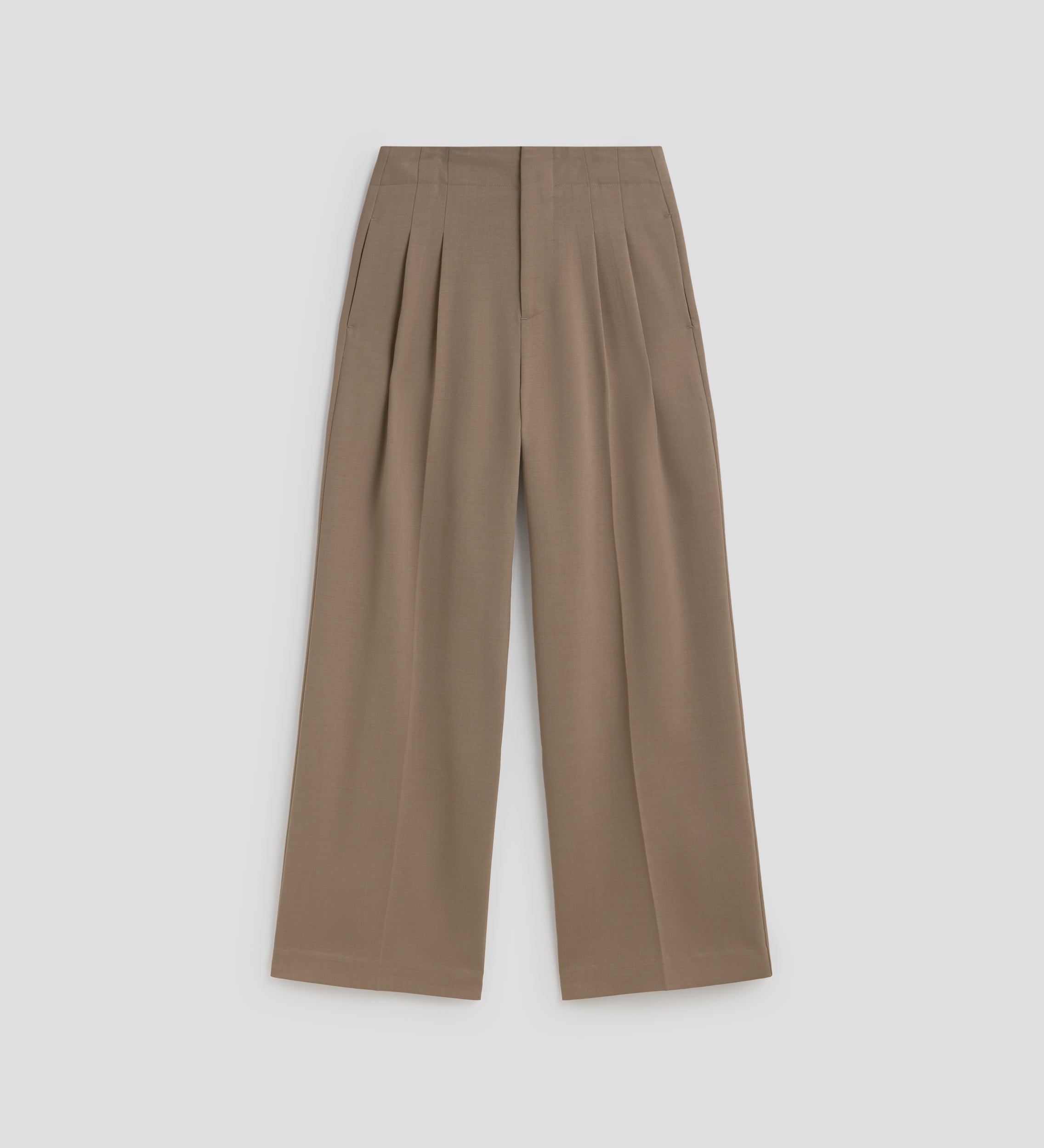 Pantalon long plissé