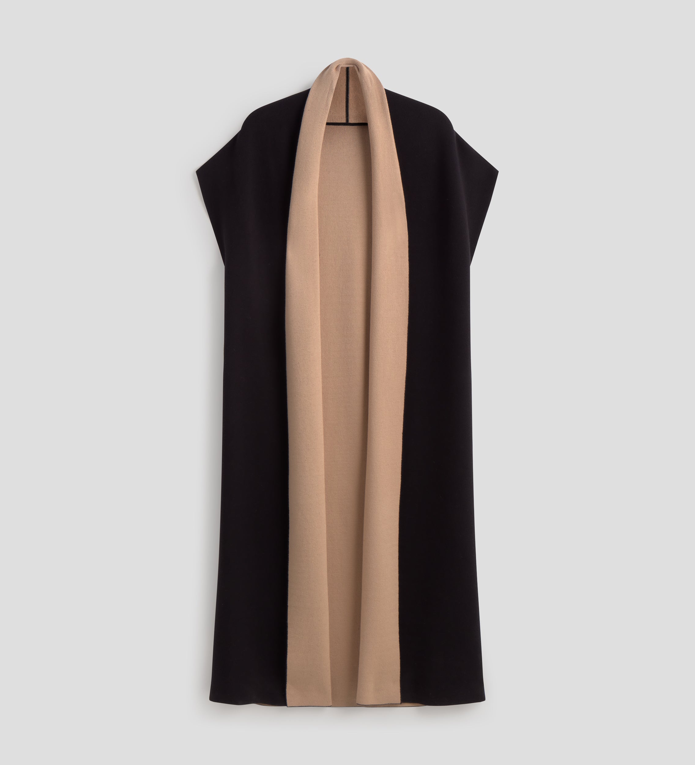 Gilet en tricot réversible