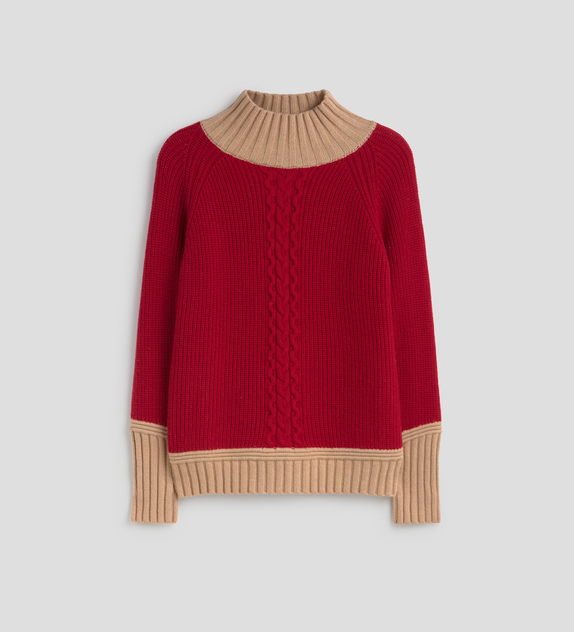 Pull bicolore à huit motifs