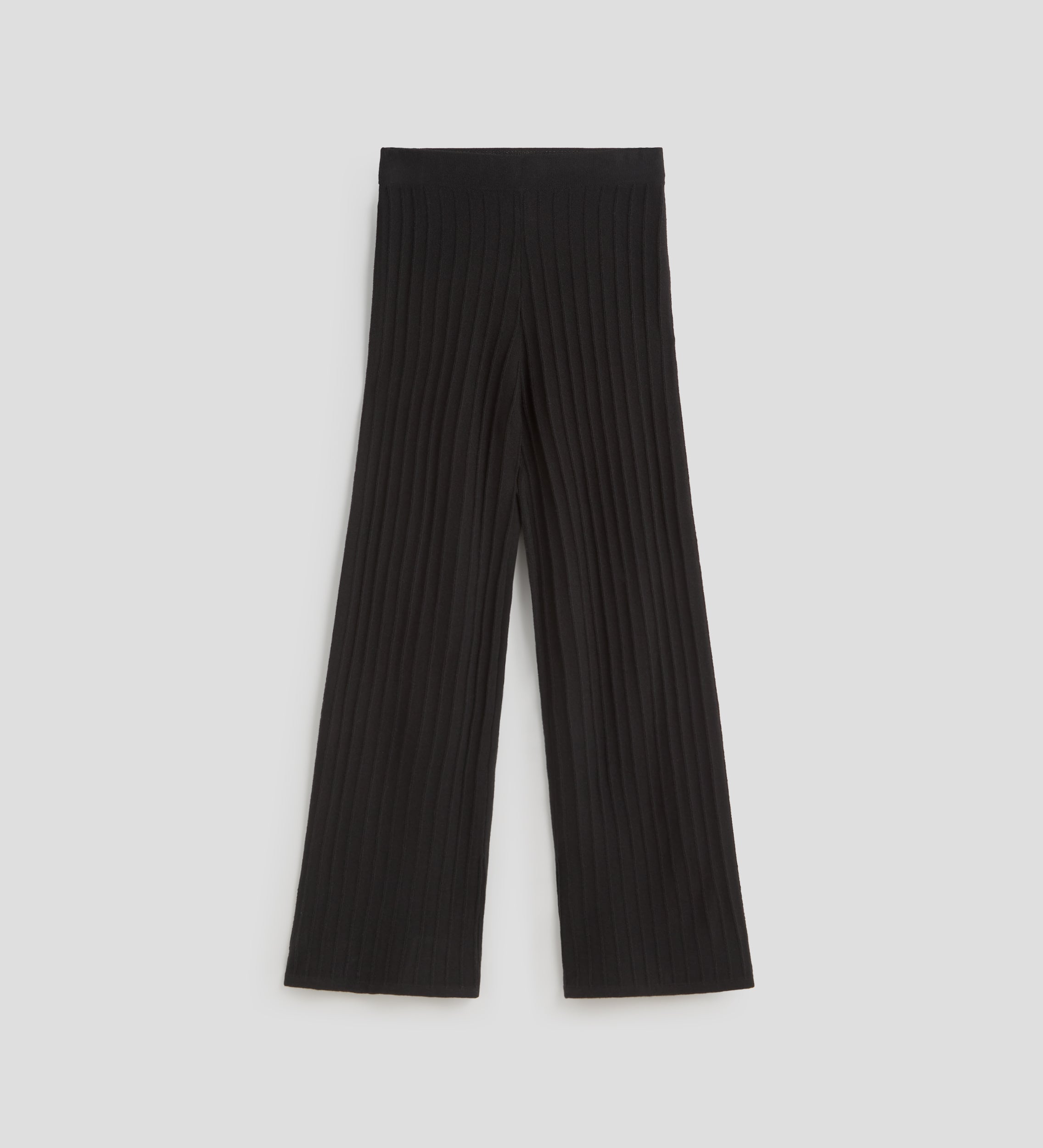 Textured knit pants