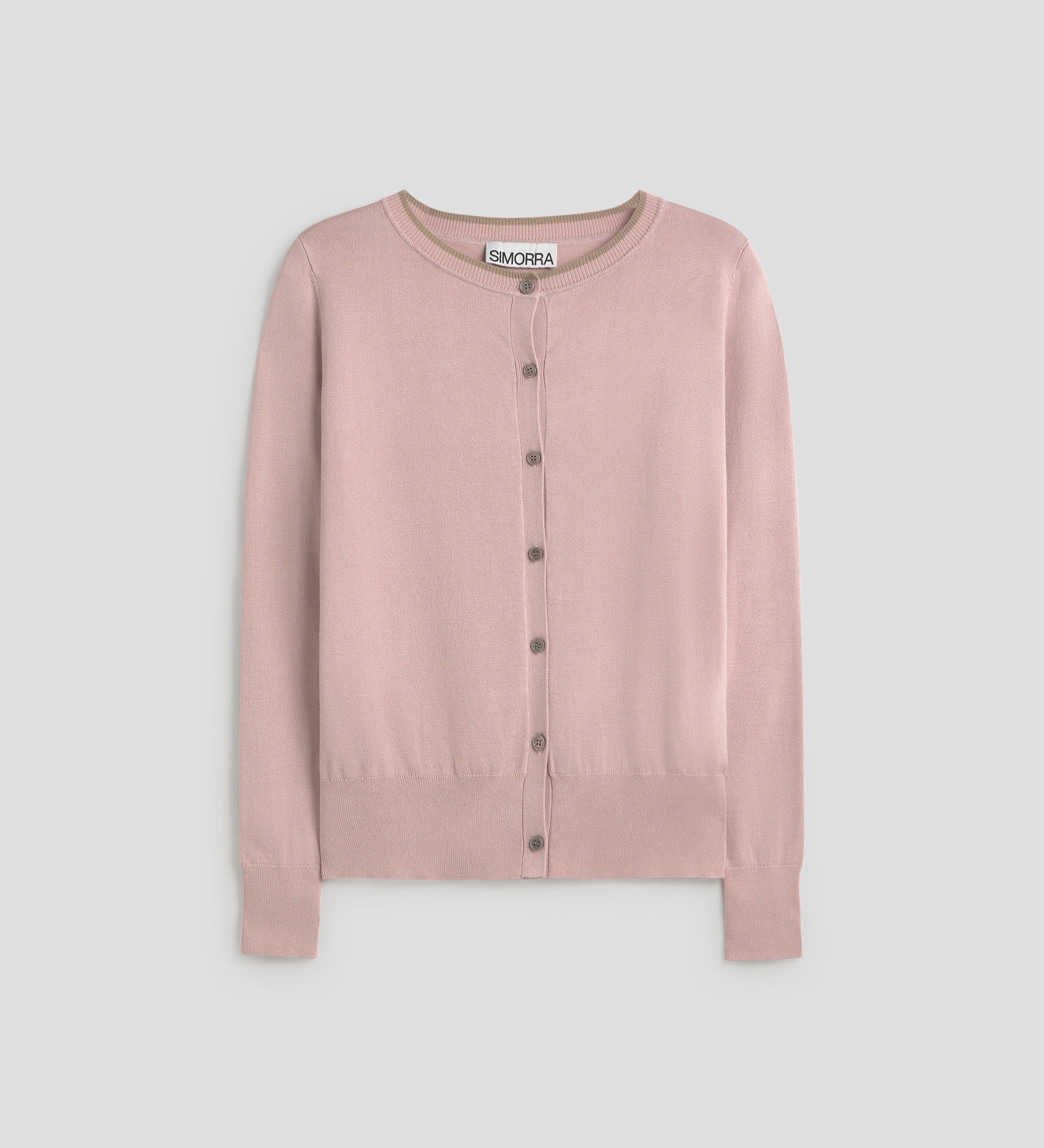 Chaqueta de punto bicolor