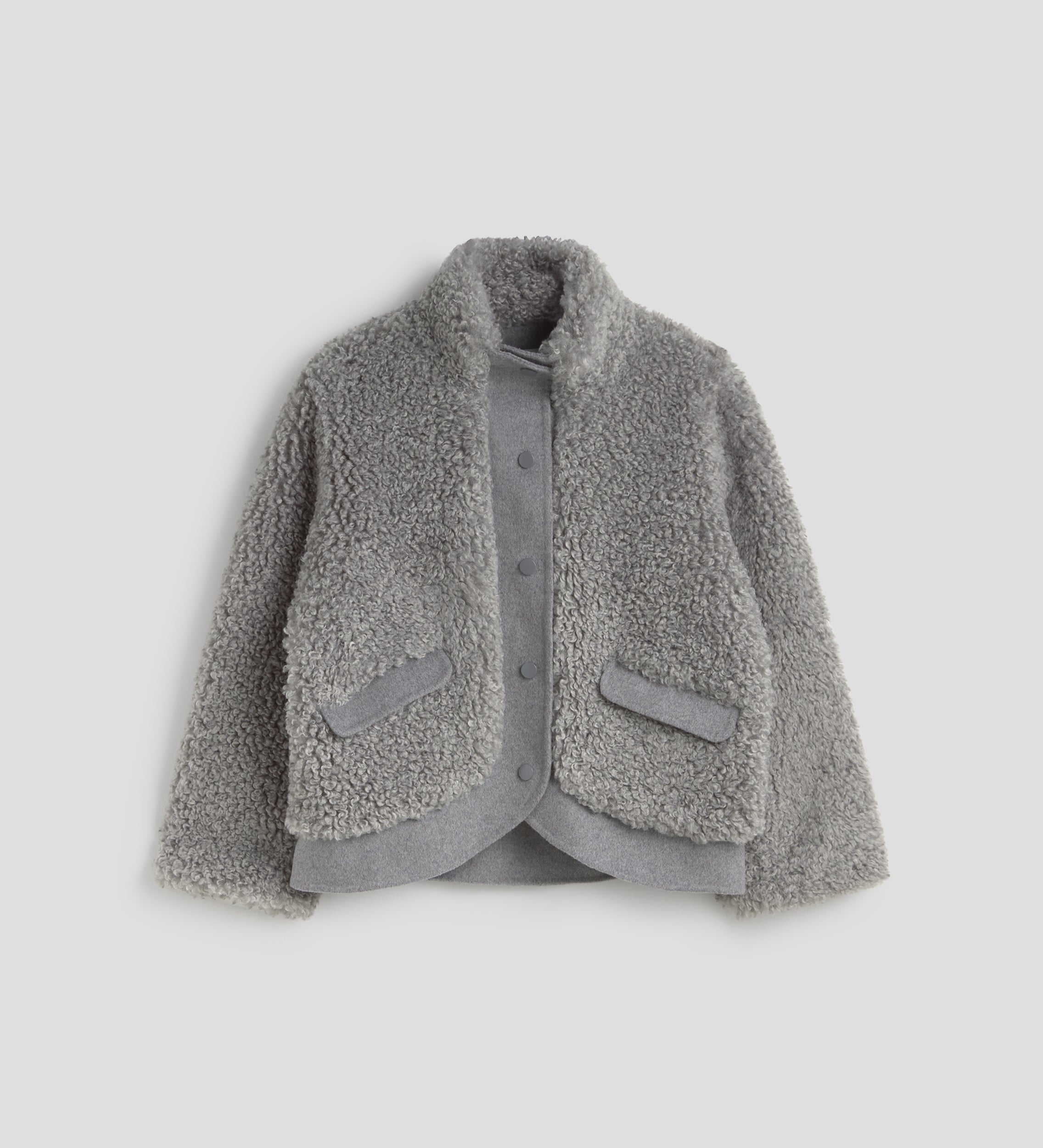 Sheepskin bomber jacket