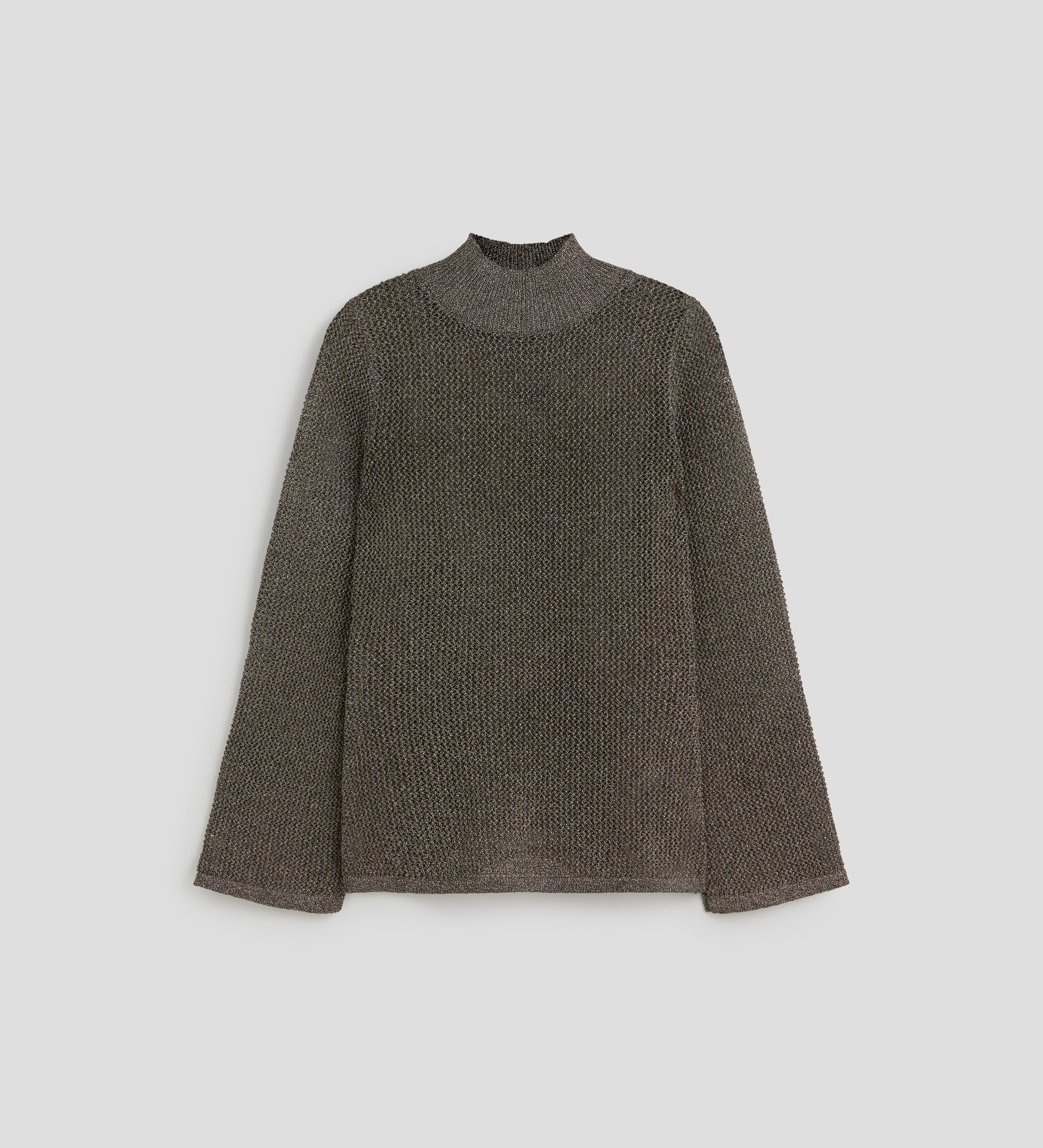 Pull en maille métallisée