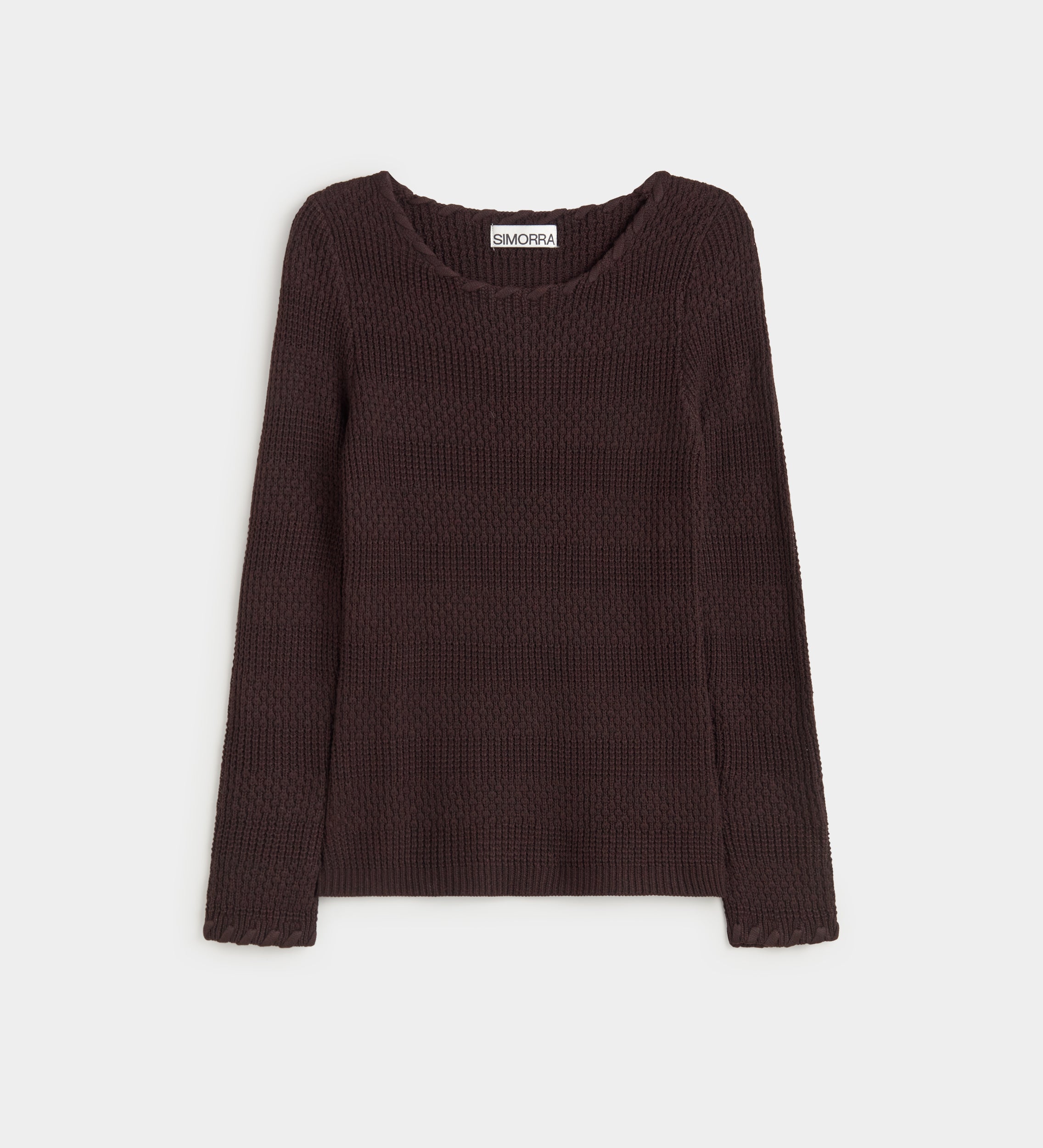 Pull en maille texturée