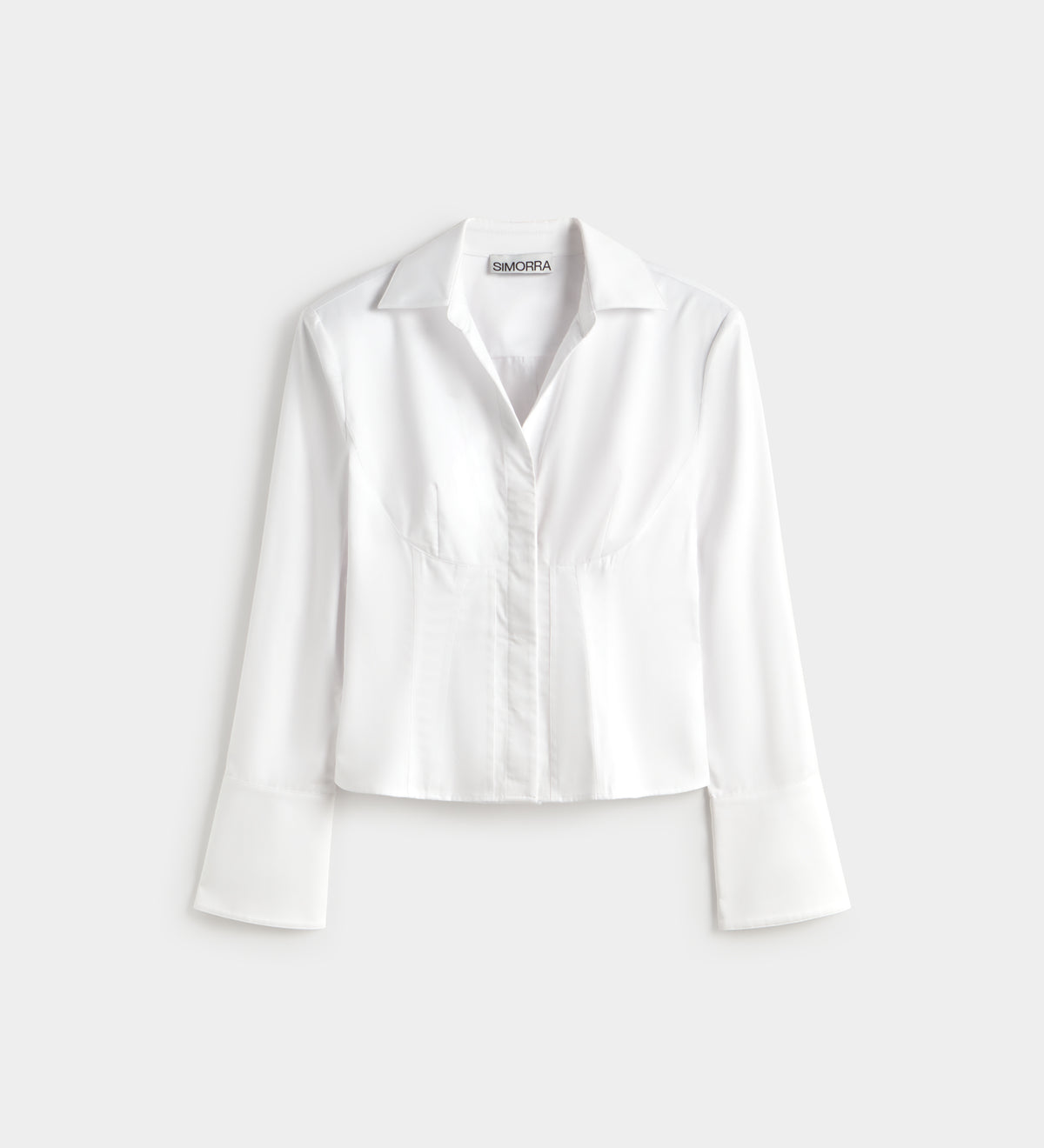 Chemise courte style corset