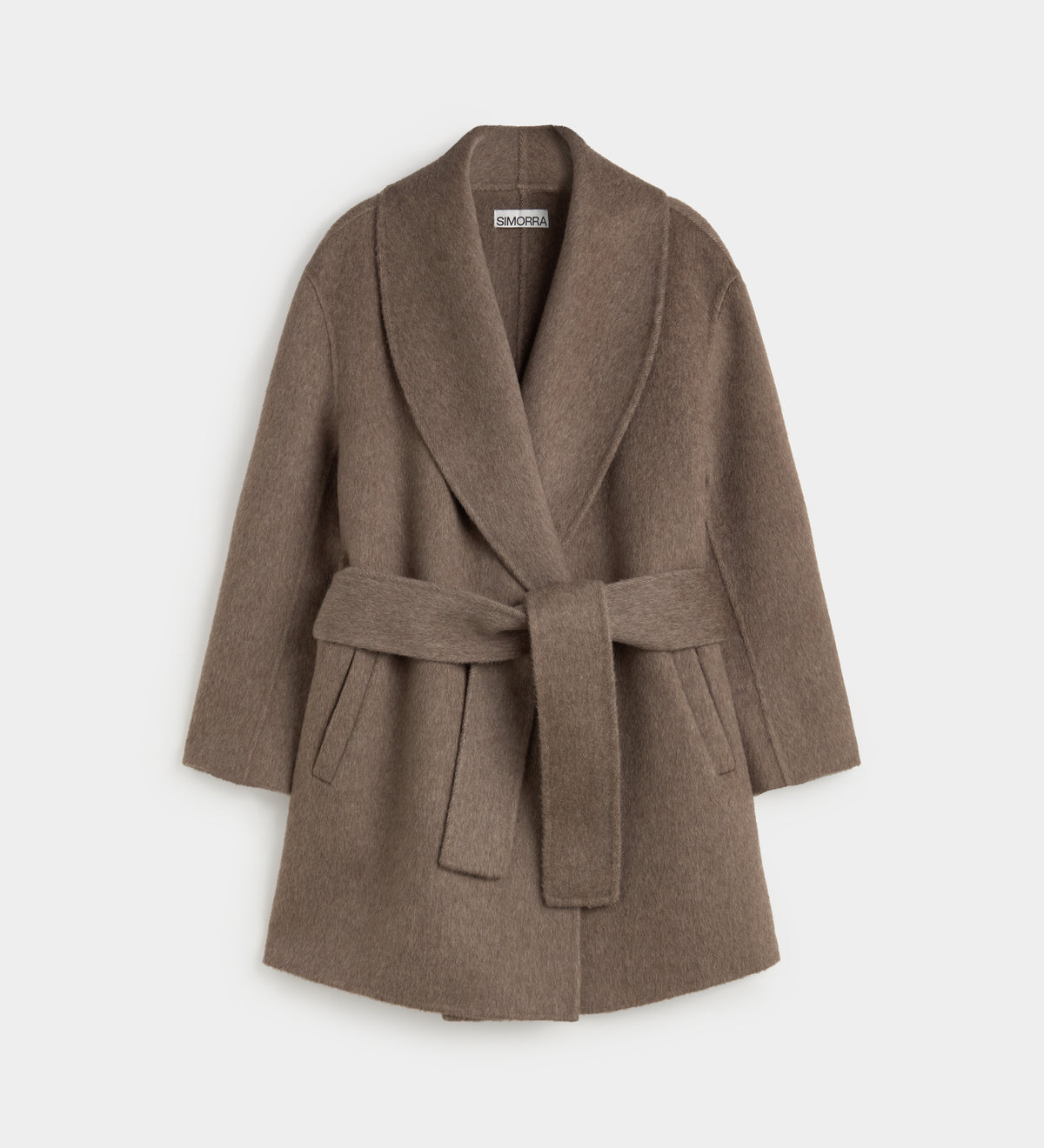 Manteau en laine double face