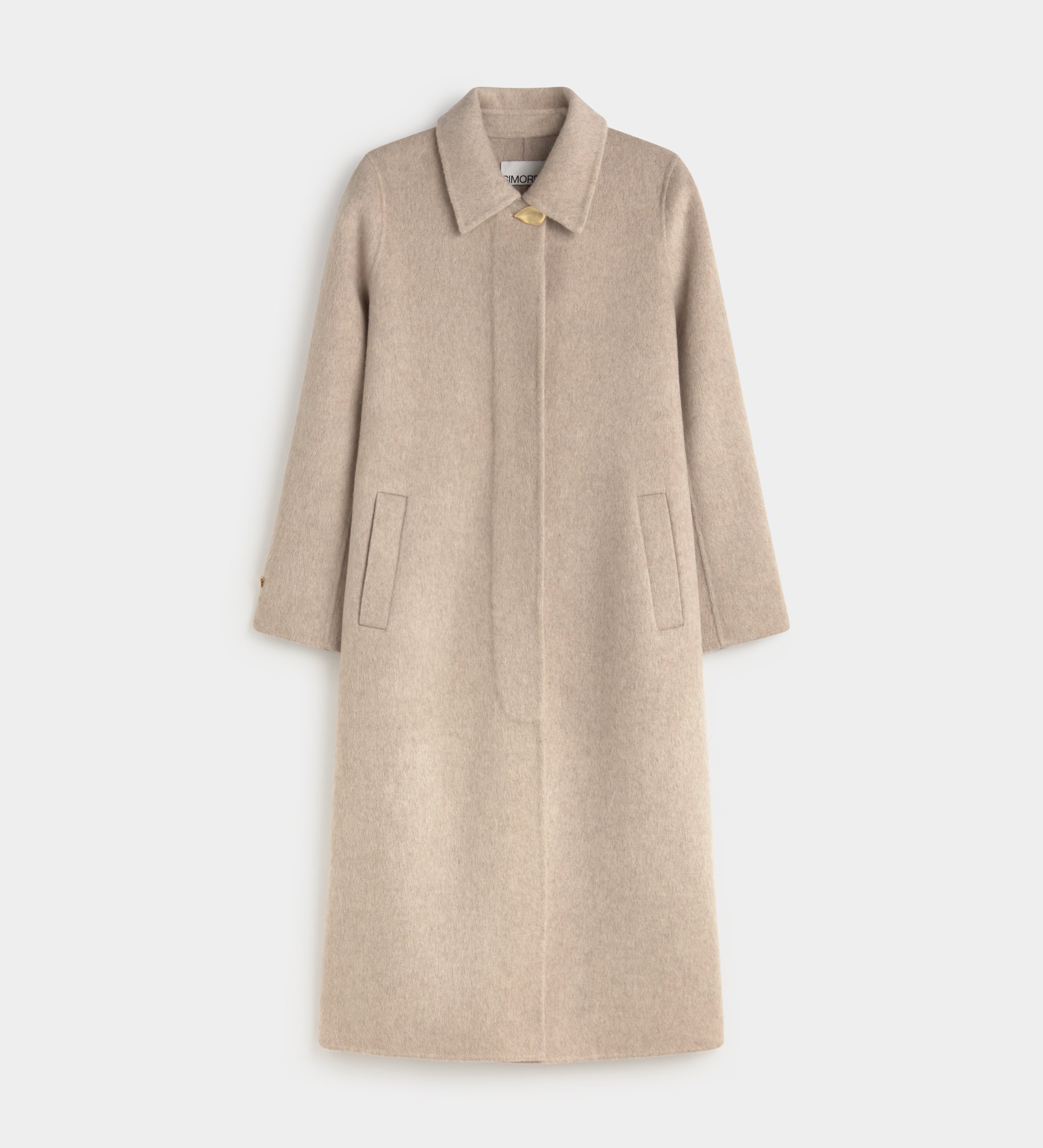 Manteau droit double face