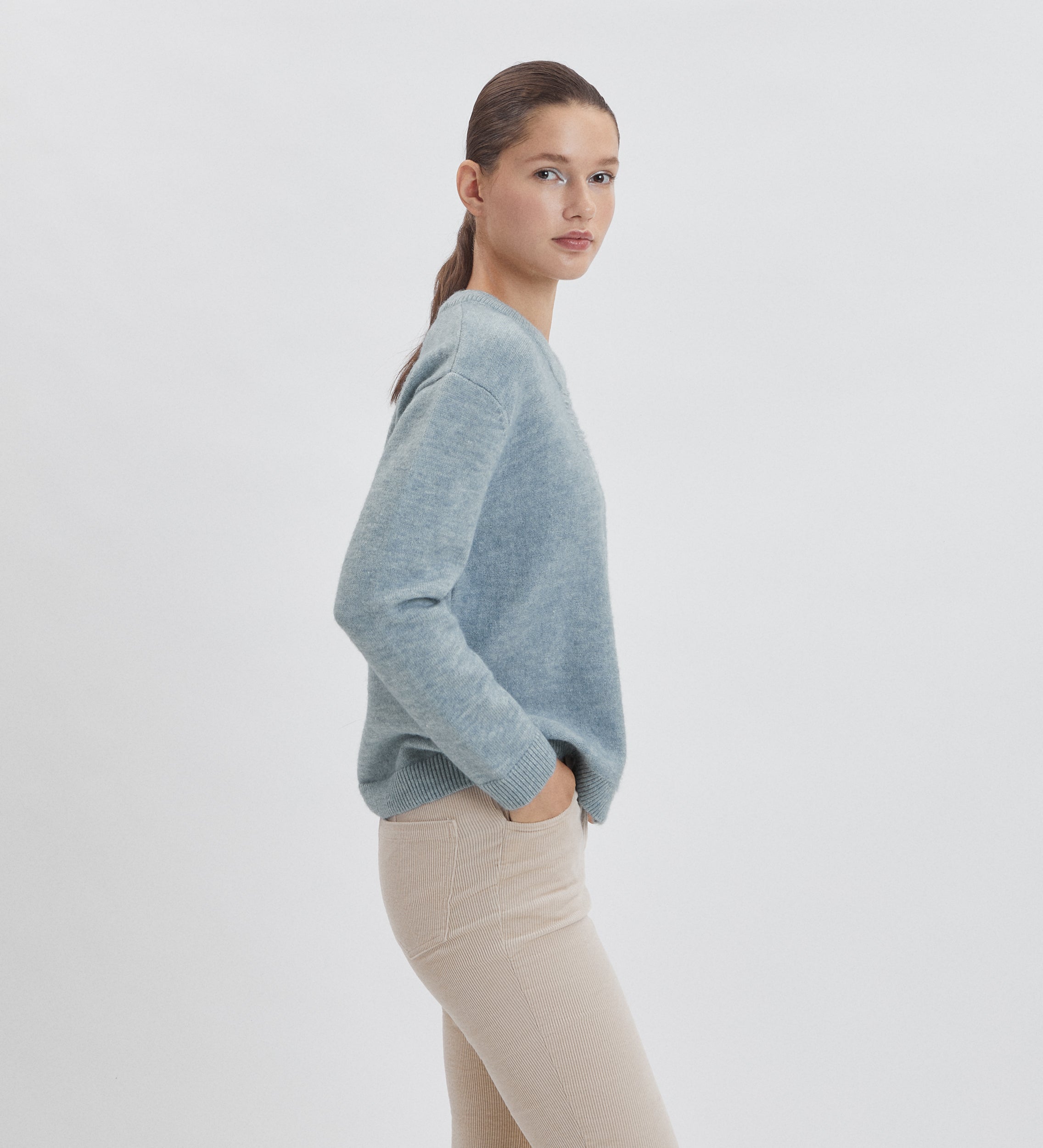 Pull effet effiloché