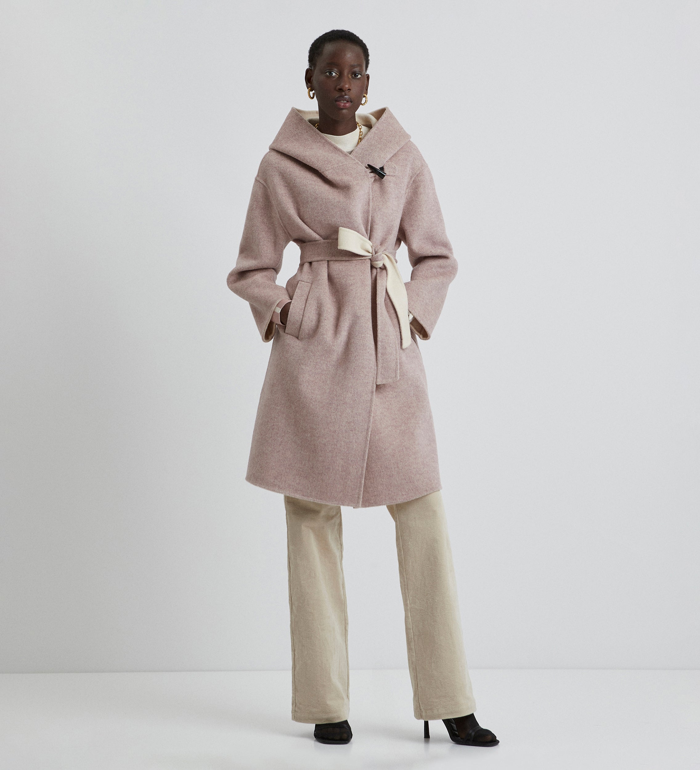 Manteau fantaisie à capuche