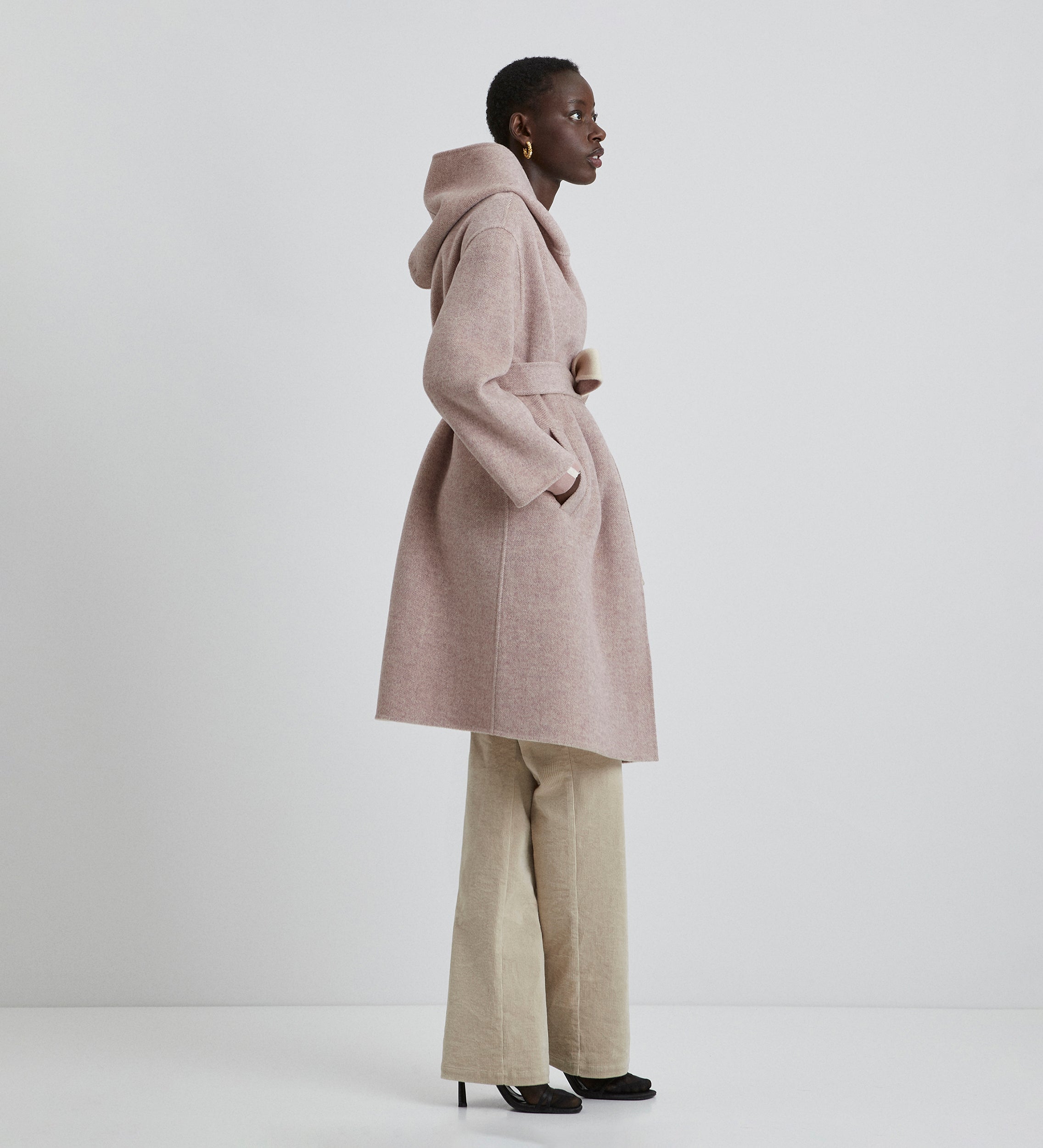 Manteau fantaisie à capuche