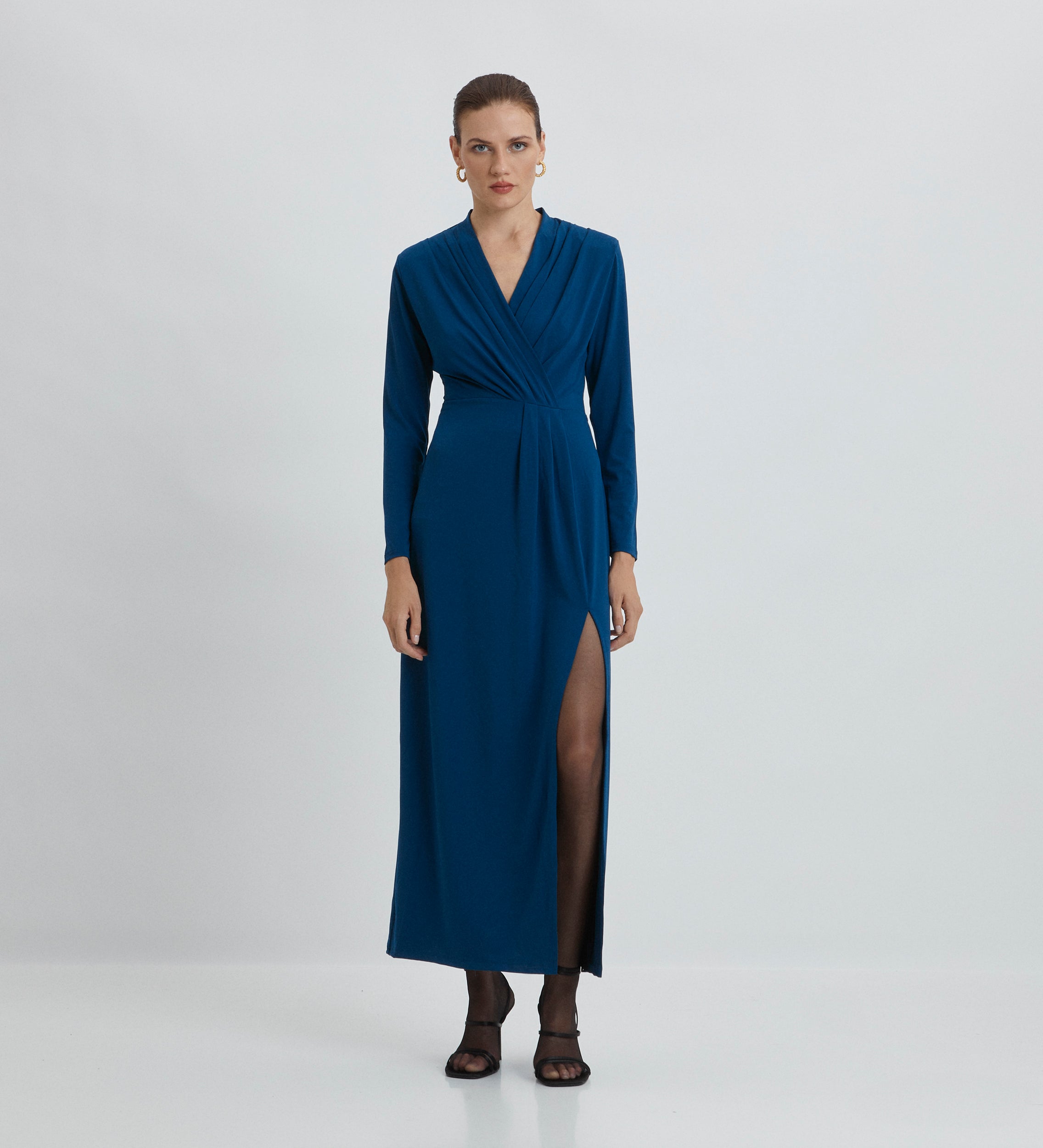 Long sleeve midi dress
