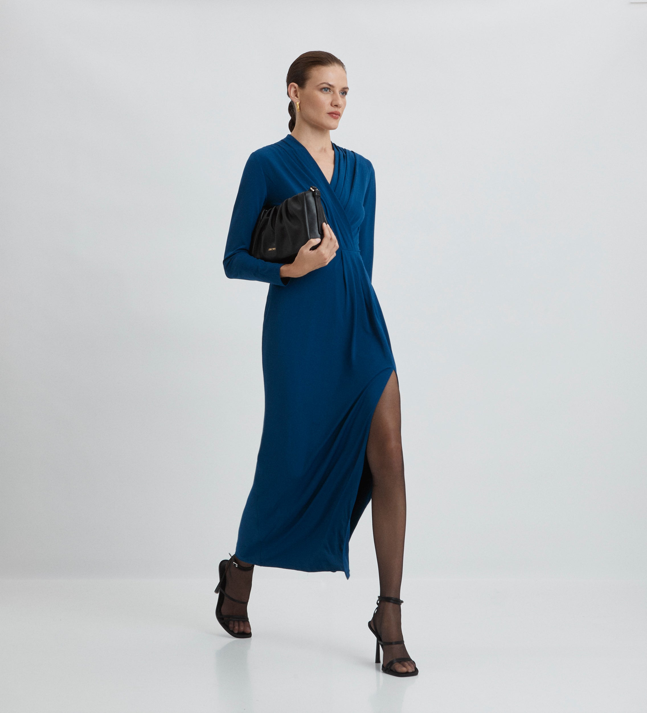 Long sleeve midi dress