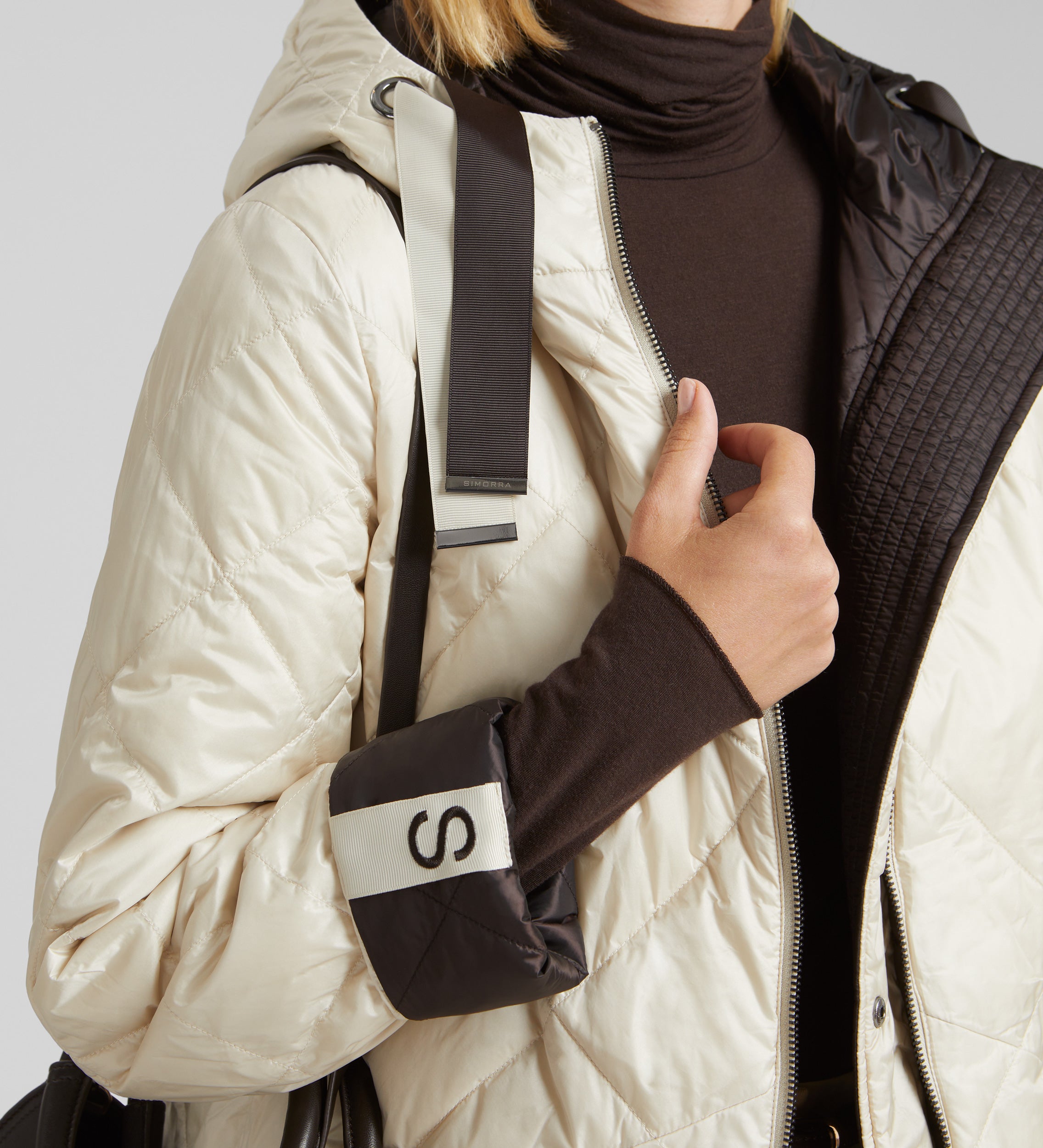Parka courte réversible