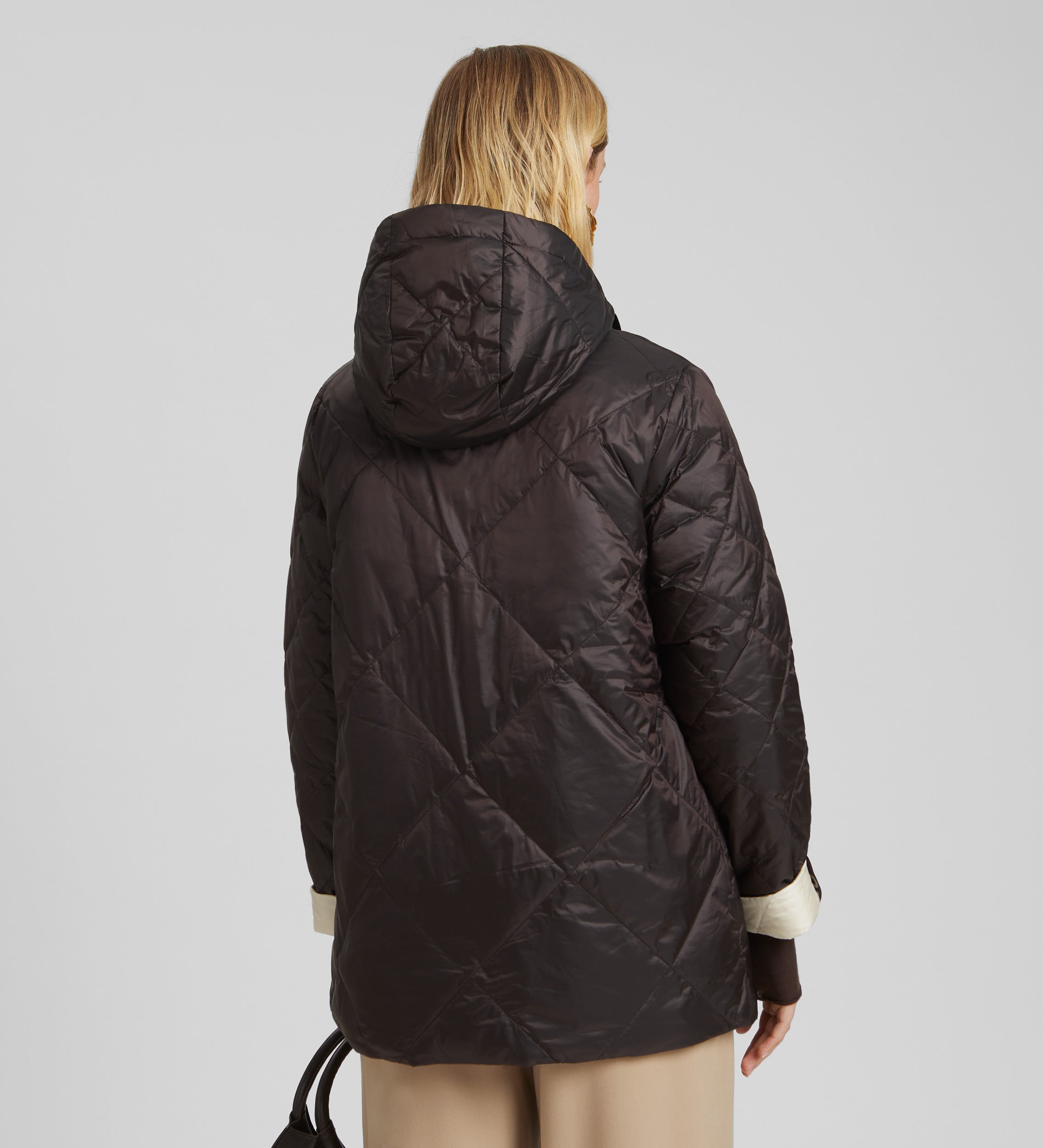 Parka courte réversible