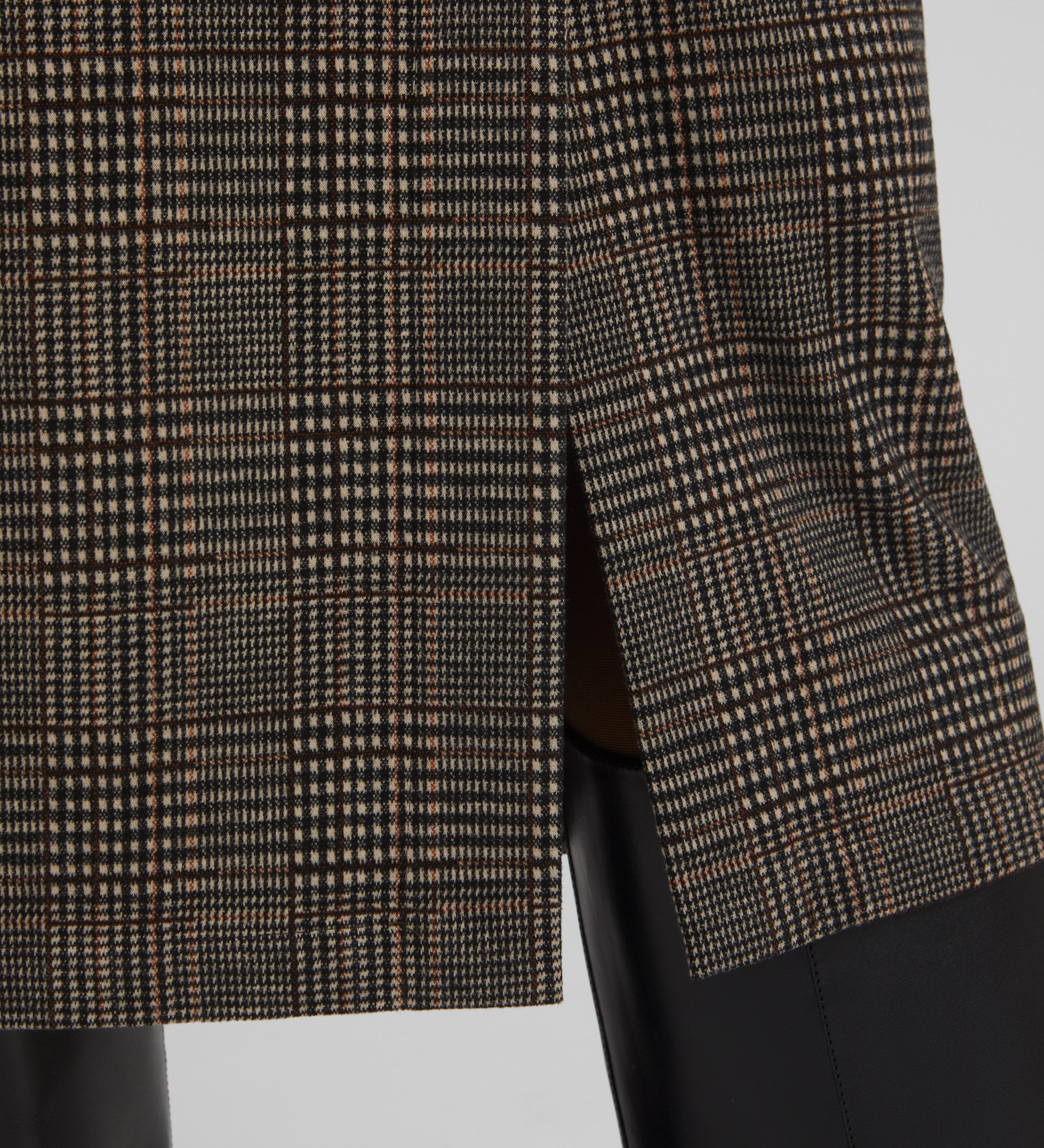 Jacquard knit skirt