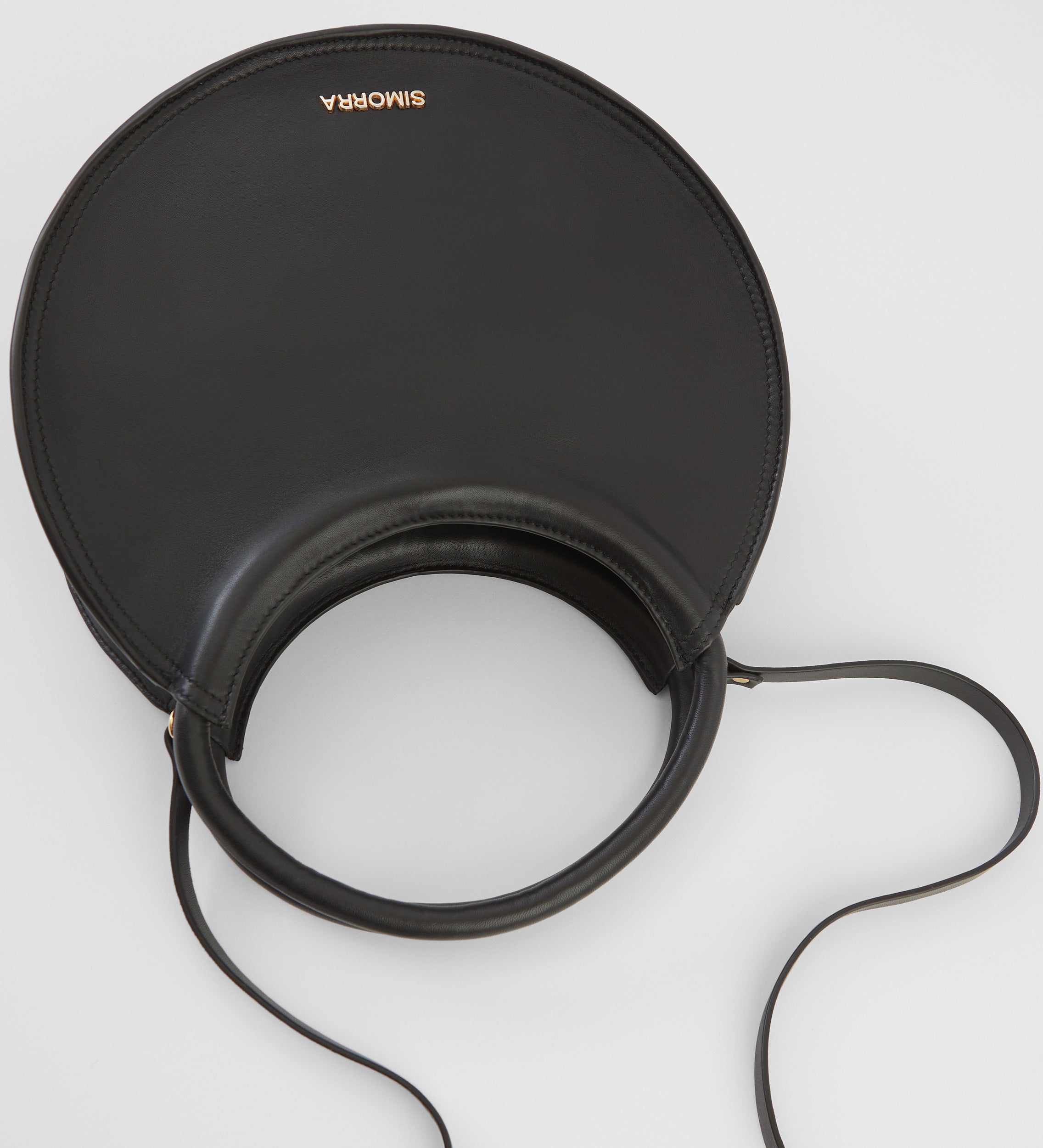Bolso circular piel