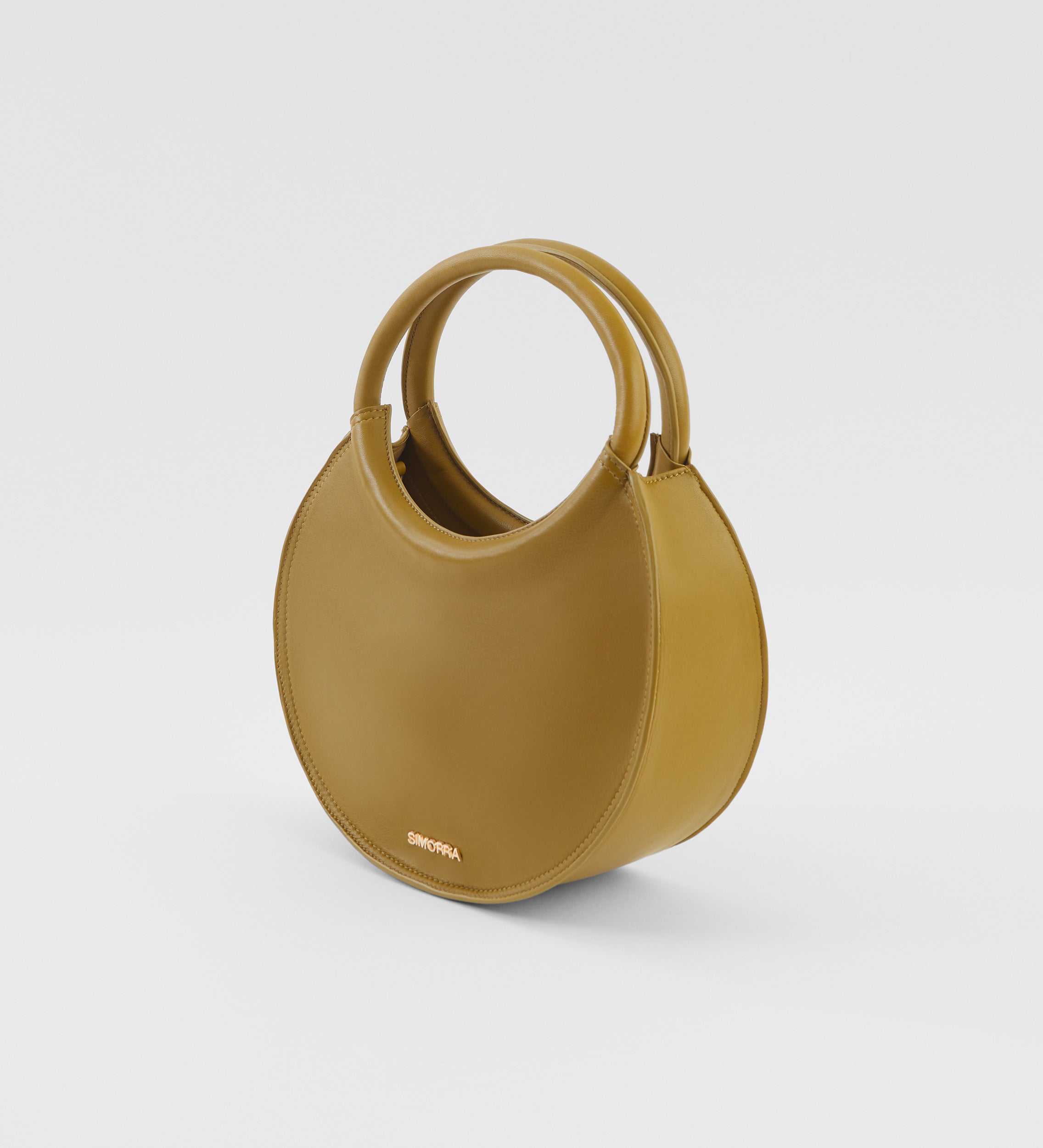 Bolso circular piel