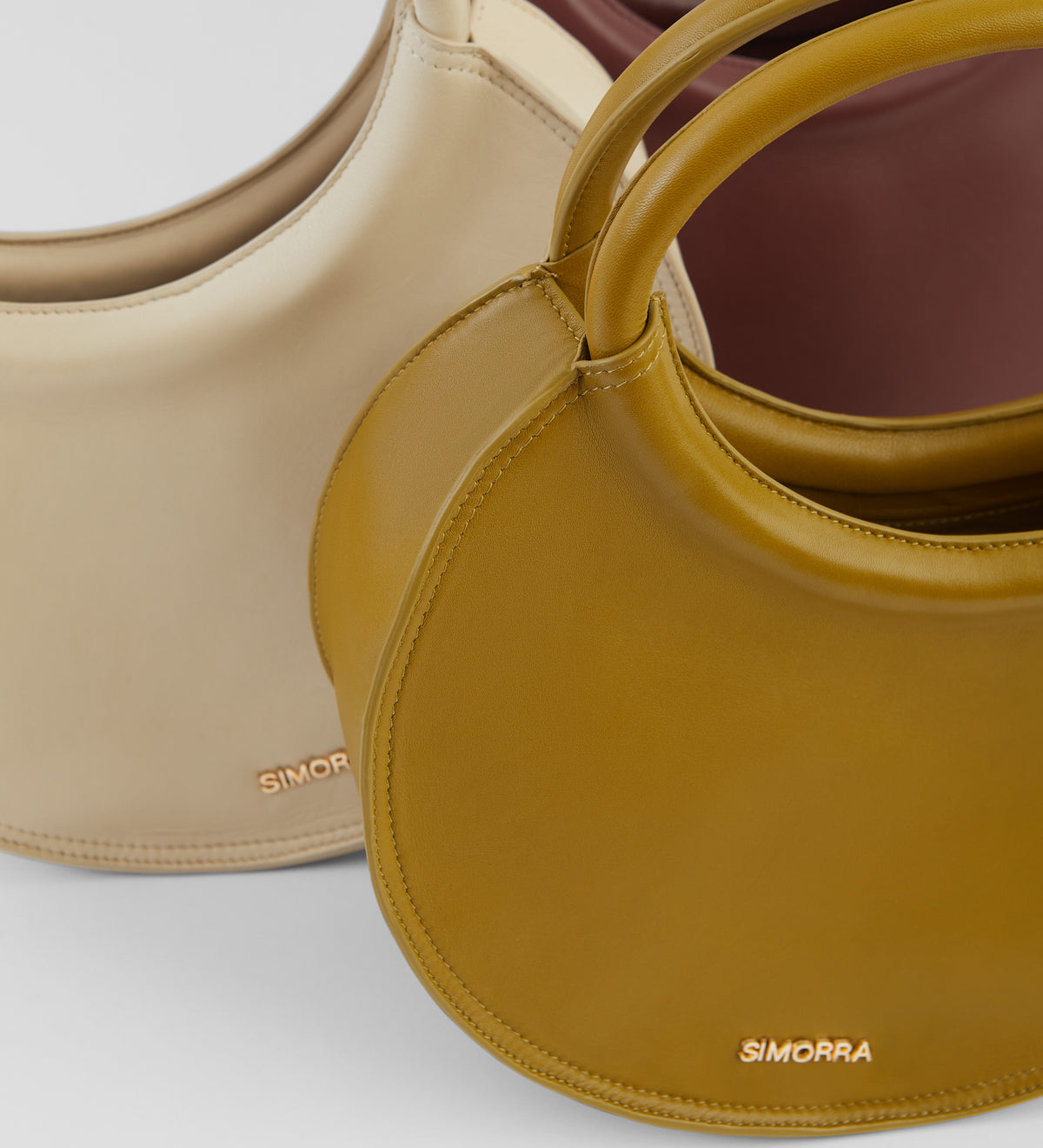 Bolso circular piel