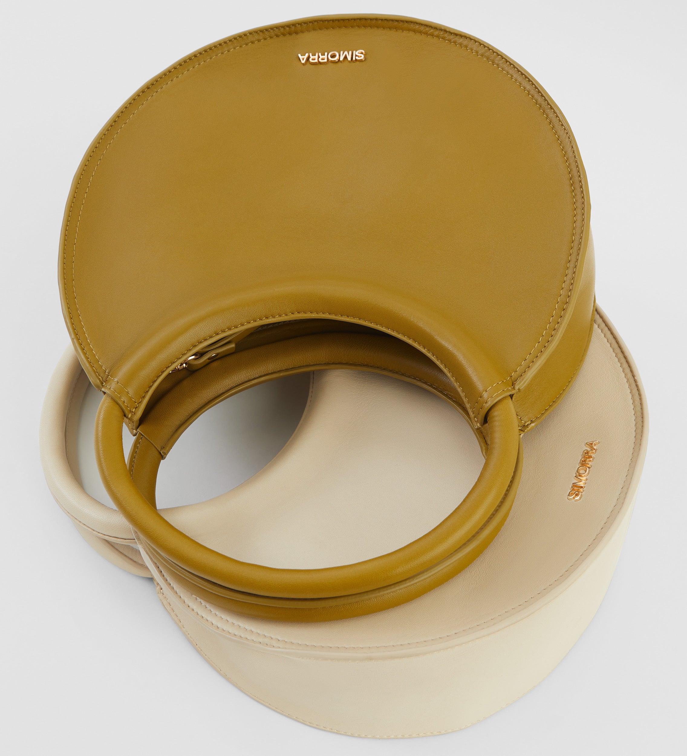 Bolso circular piel