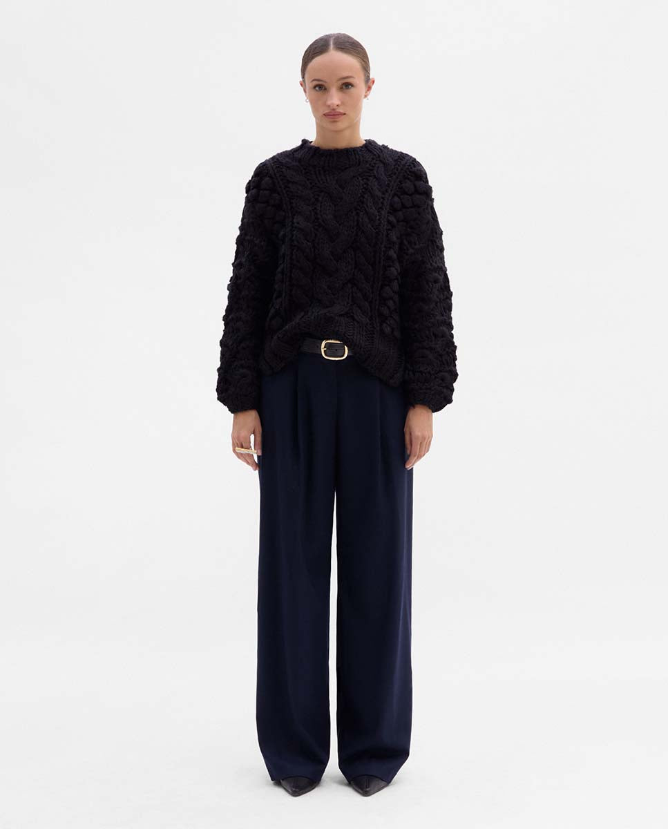 Hand-knitted sweater