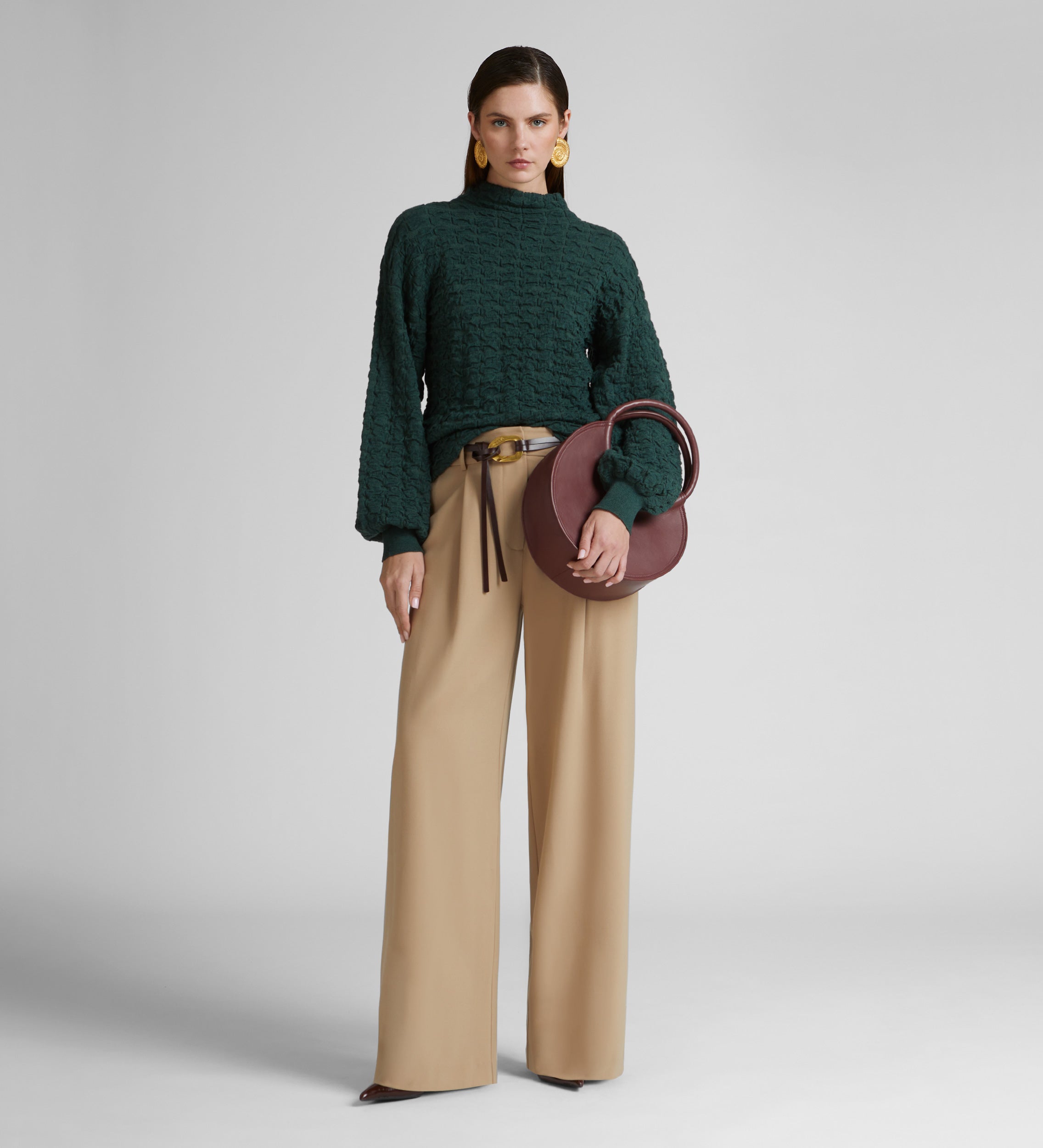 Pull texturé oversize