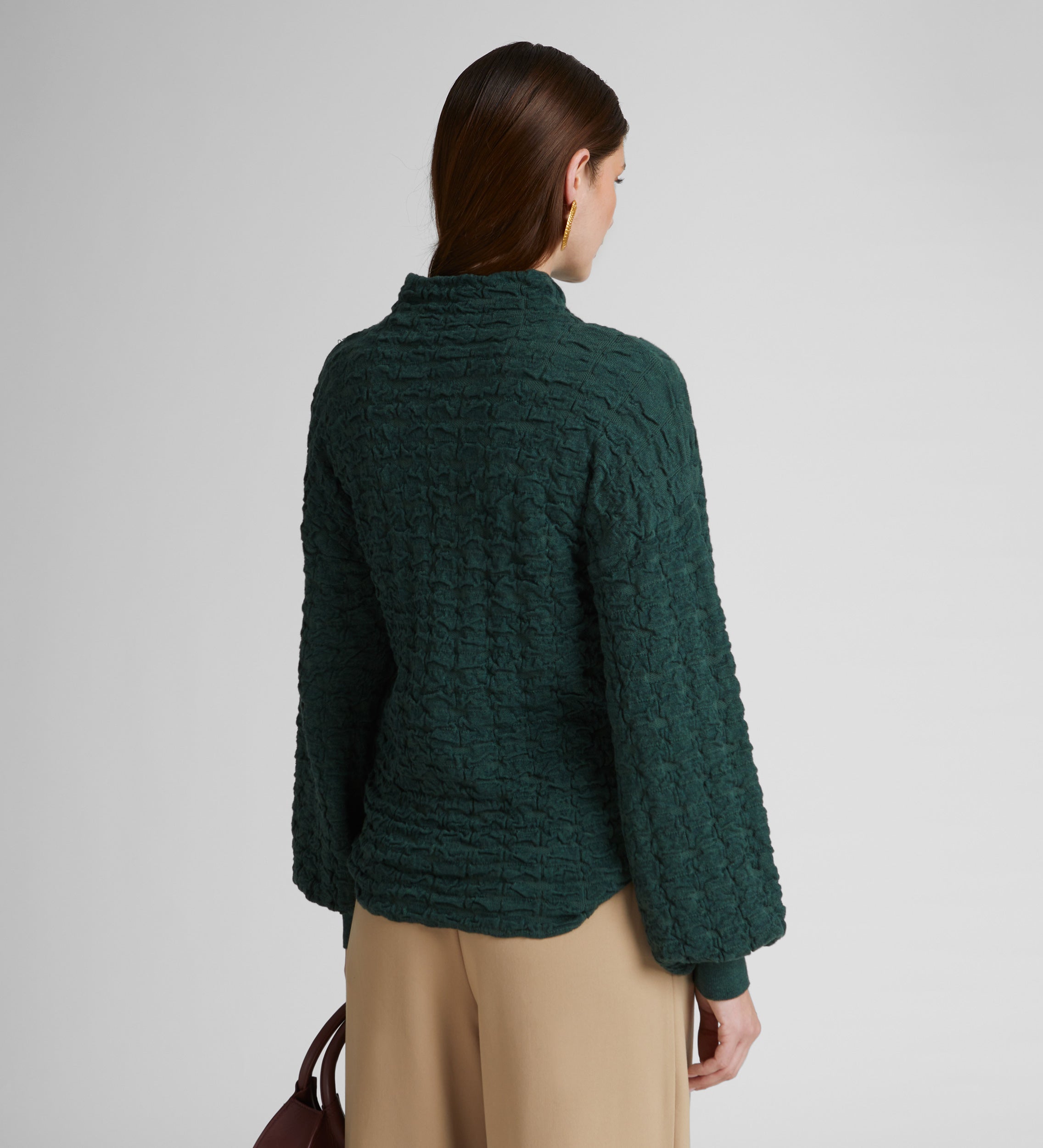 Pull texturé oversize