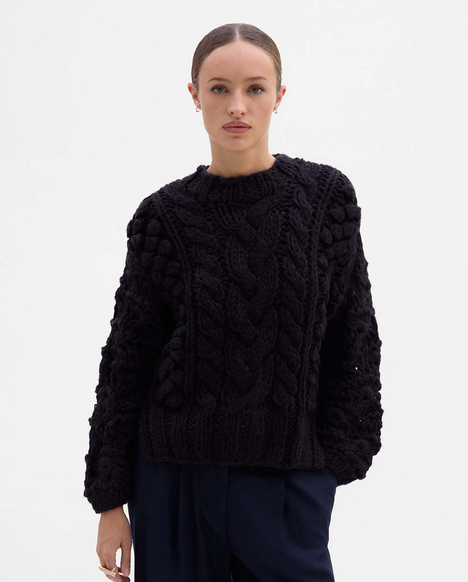 Hand-knitted sweater