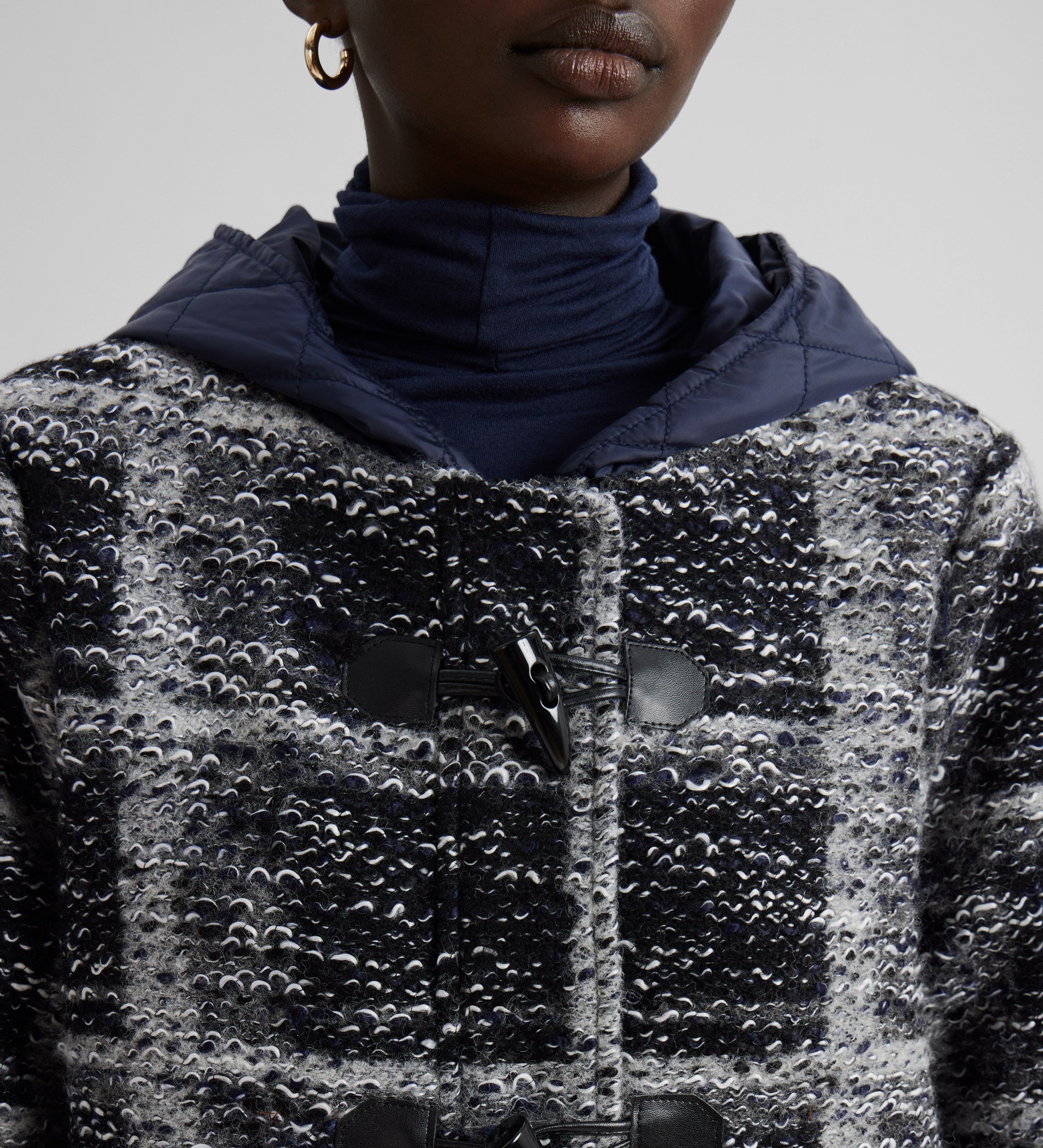 Manteau fantaisie à capuche