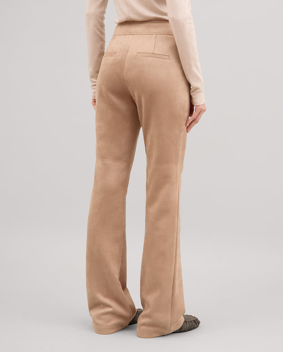 Pantalon en daim avec coutures