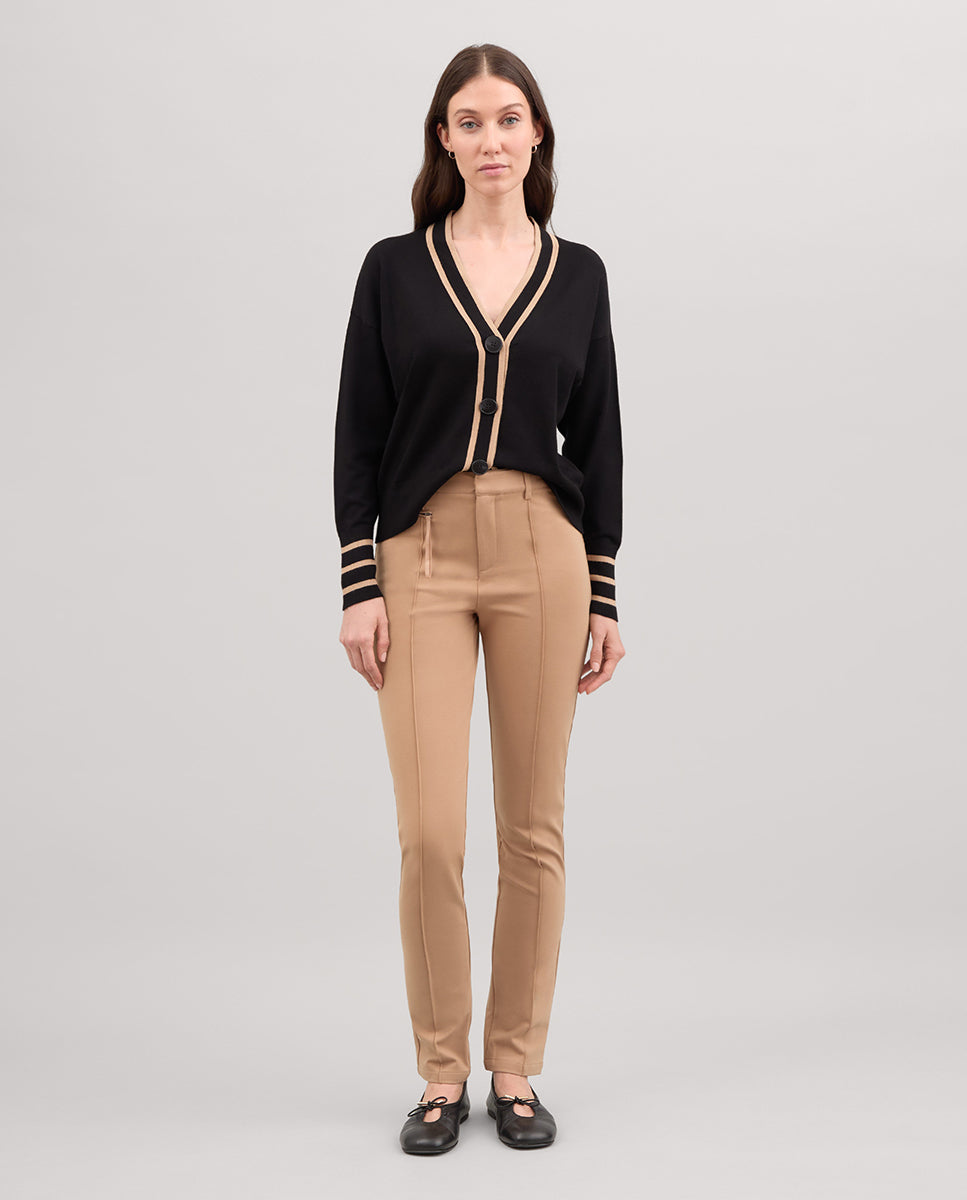 Slim fit stretch trousers