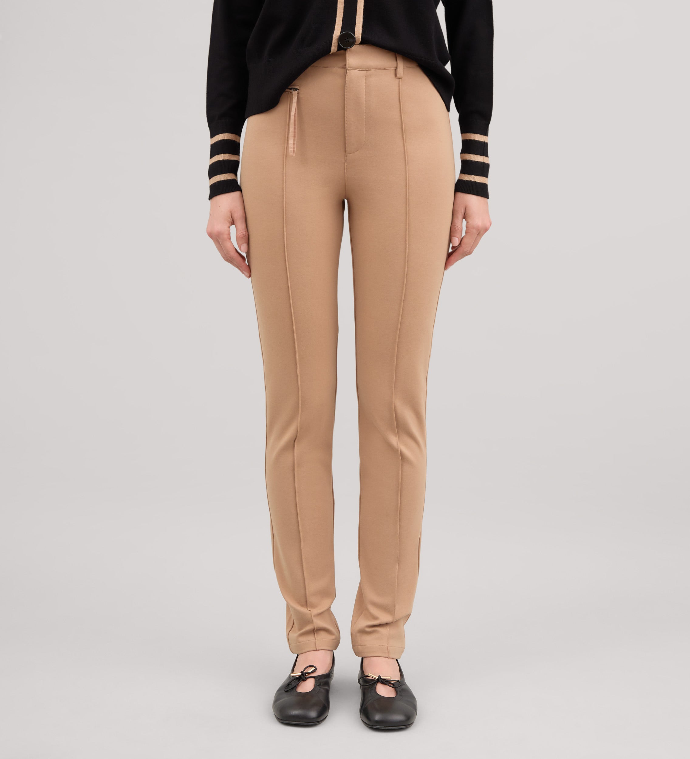 Slim fit stretch trousers