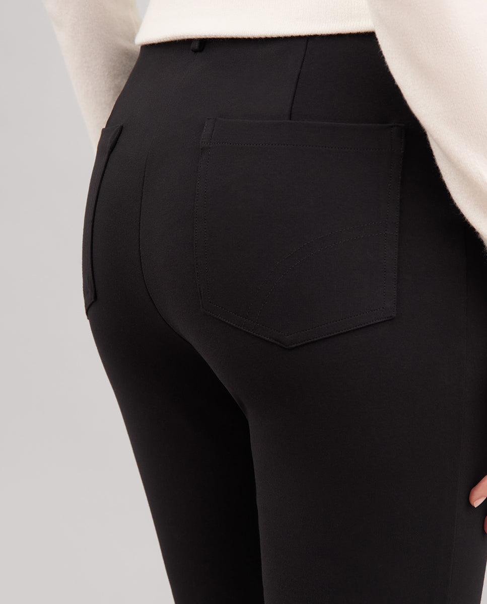 Pantalon élastique évasé