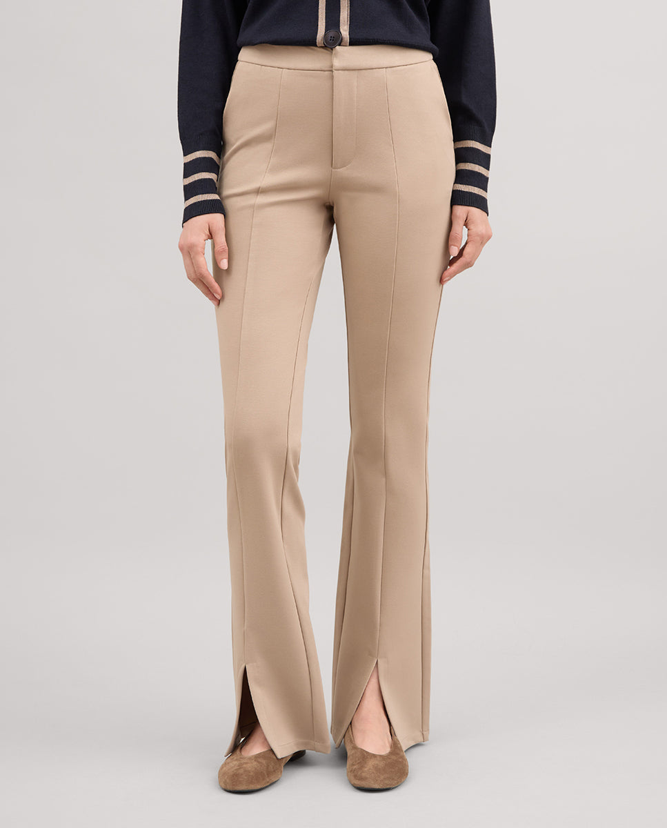 Pantalón elástico acampanado