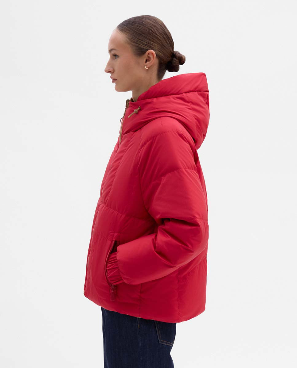Reversible down jacket