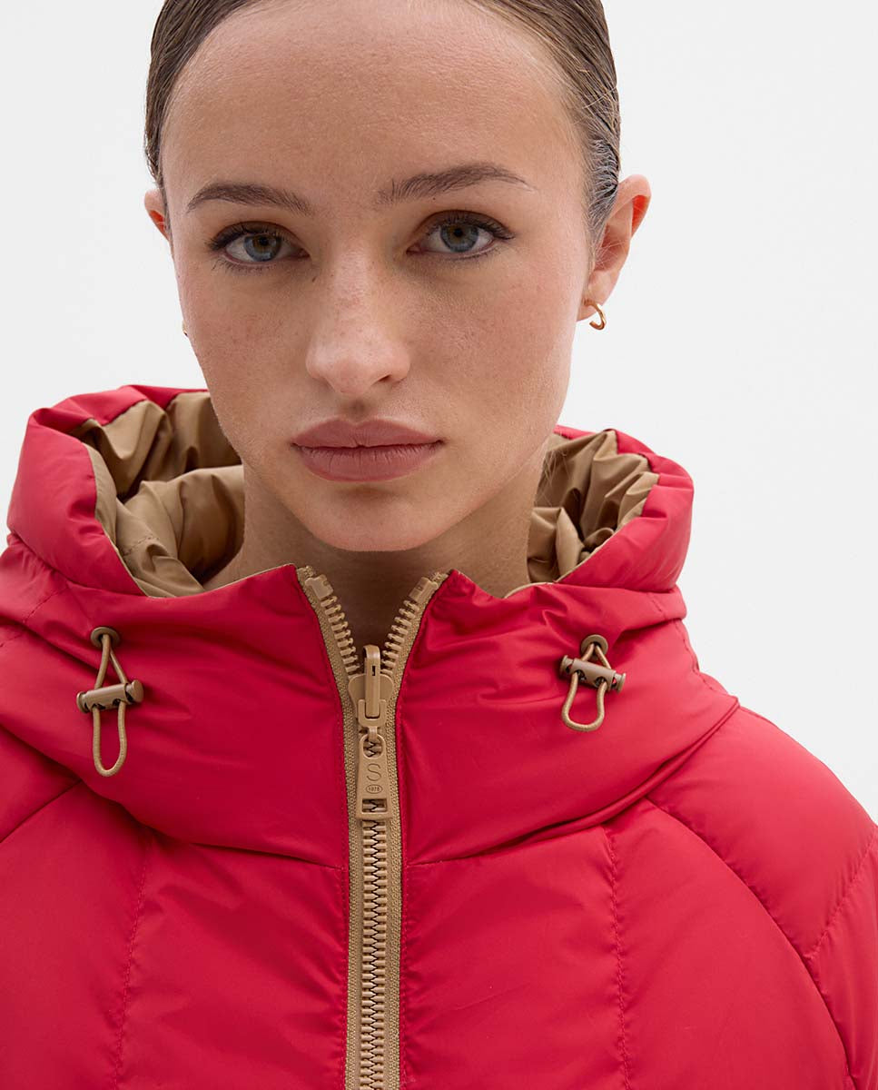 Reversible down jacket
