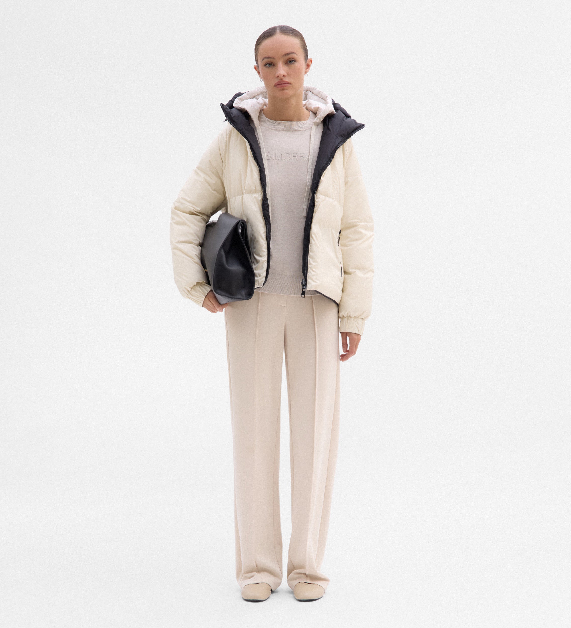 Reversible down jacket
