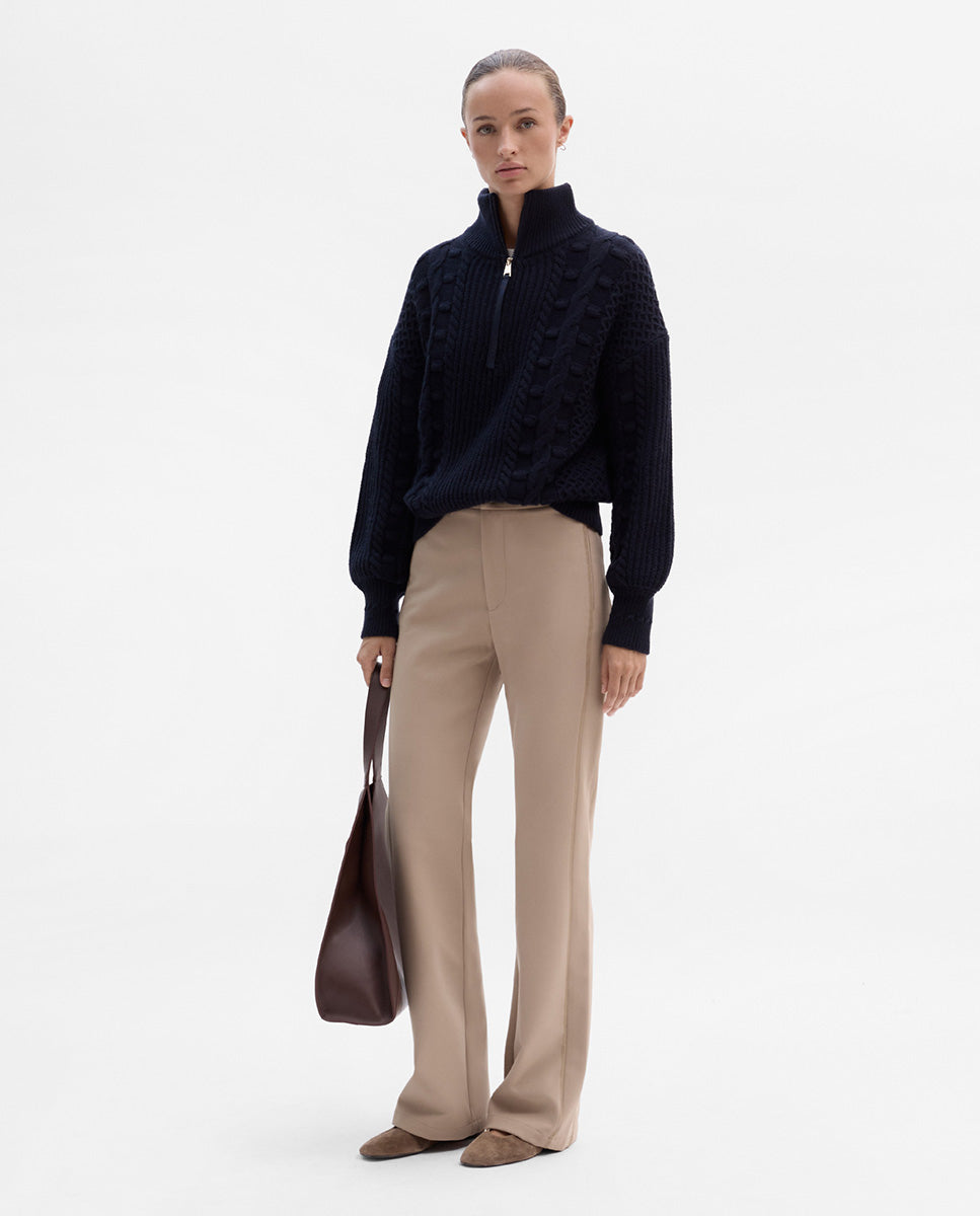 Pantalon à jambe droite