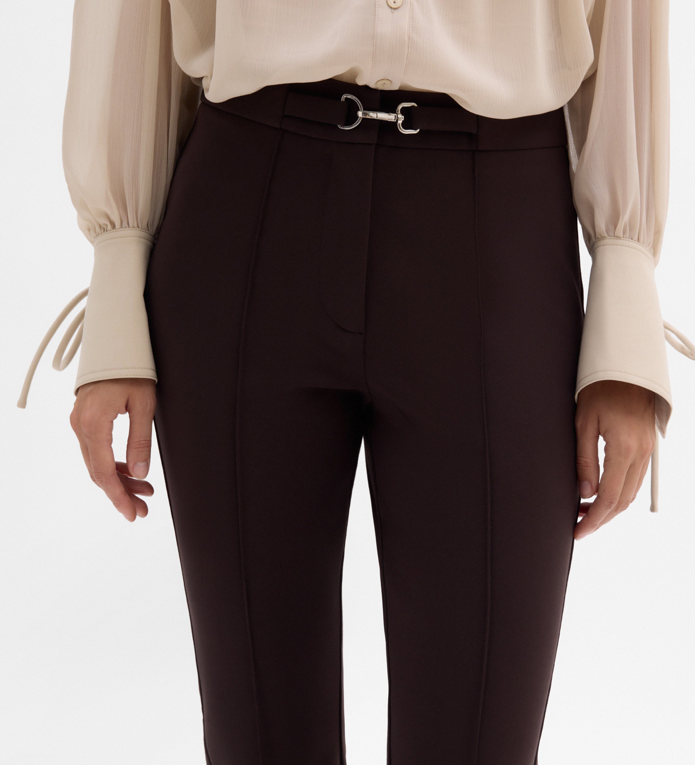 Flared pants belt