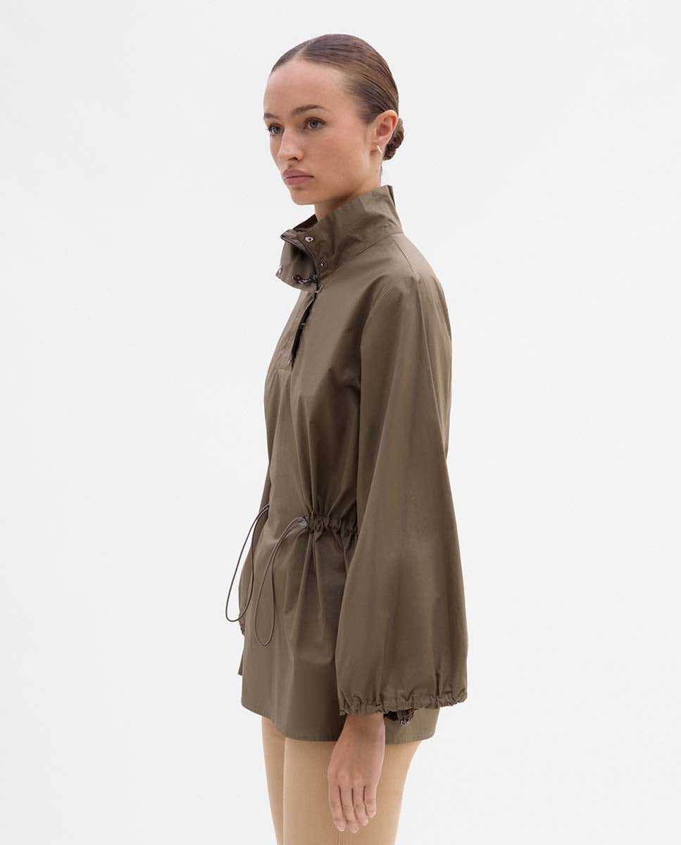 High-neck blouse