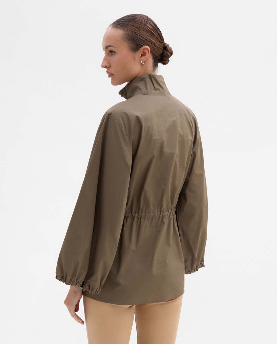 High-neck blouse