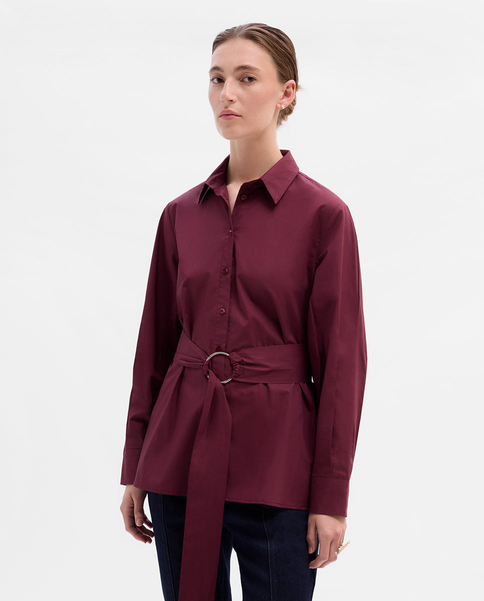 Chemise avec ceinture