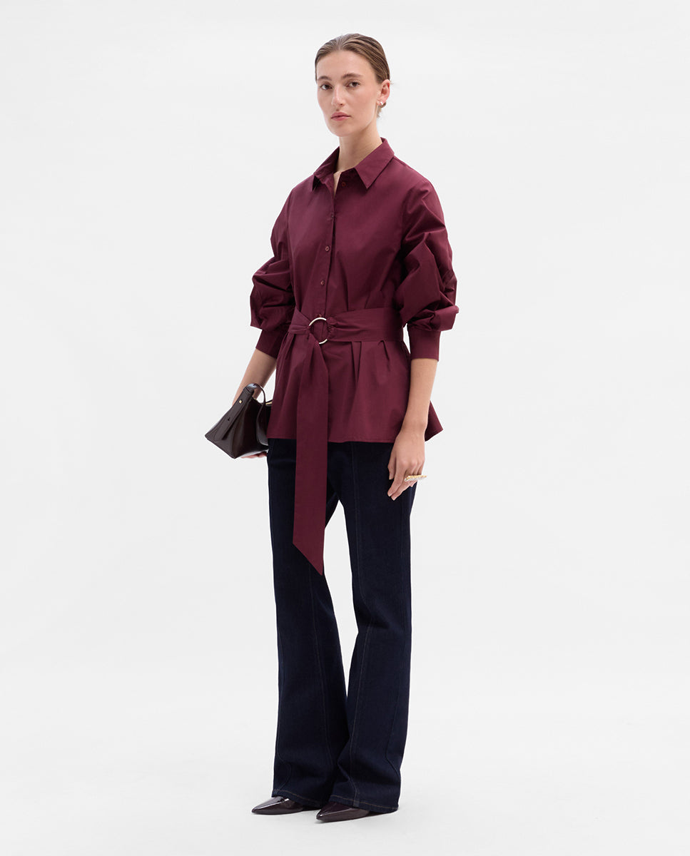 Chemise avec ceinture