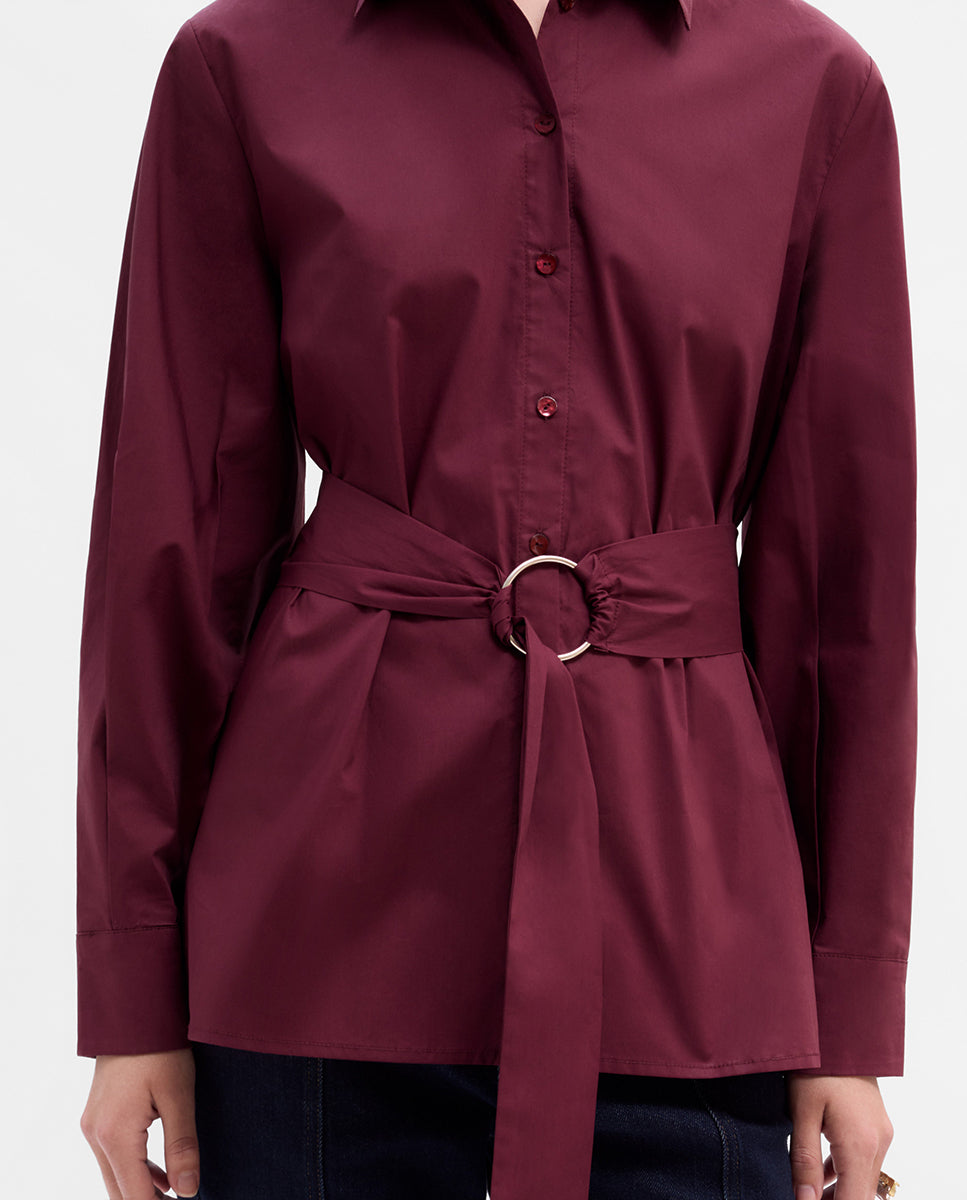 Chemise avec ceinture